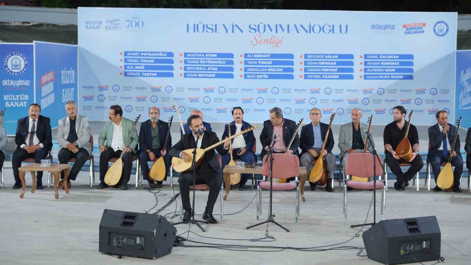 Yıldırım’dan Aşık Hüseyin Sümmanioğlu’na vefa