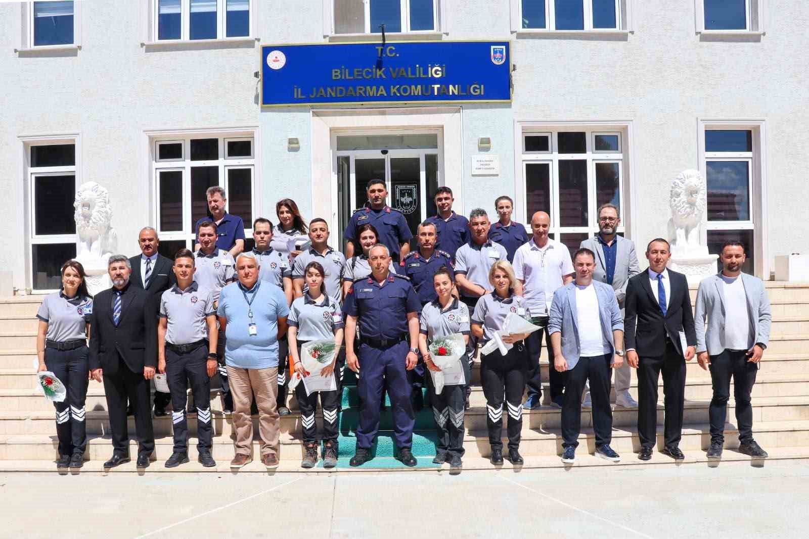 İl Jandarma Komutanı Vanlı, özel güvenlik görevlilerini ağırladı