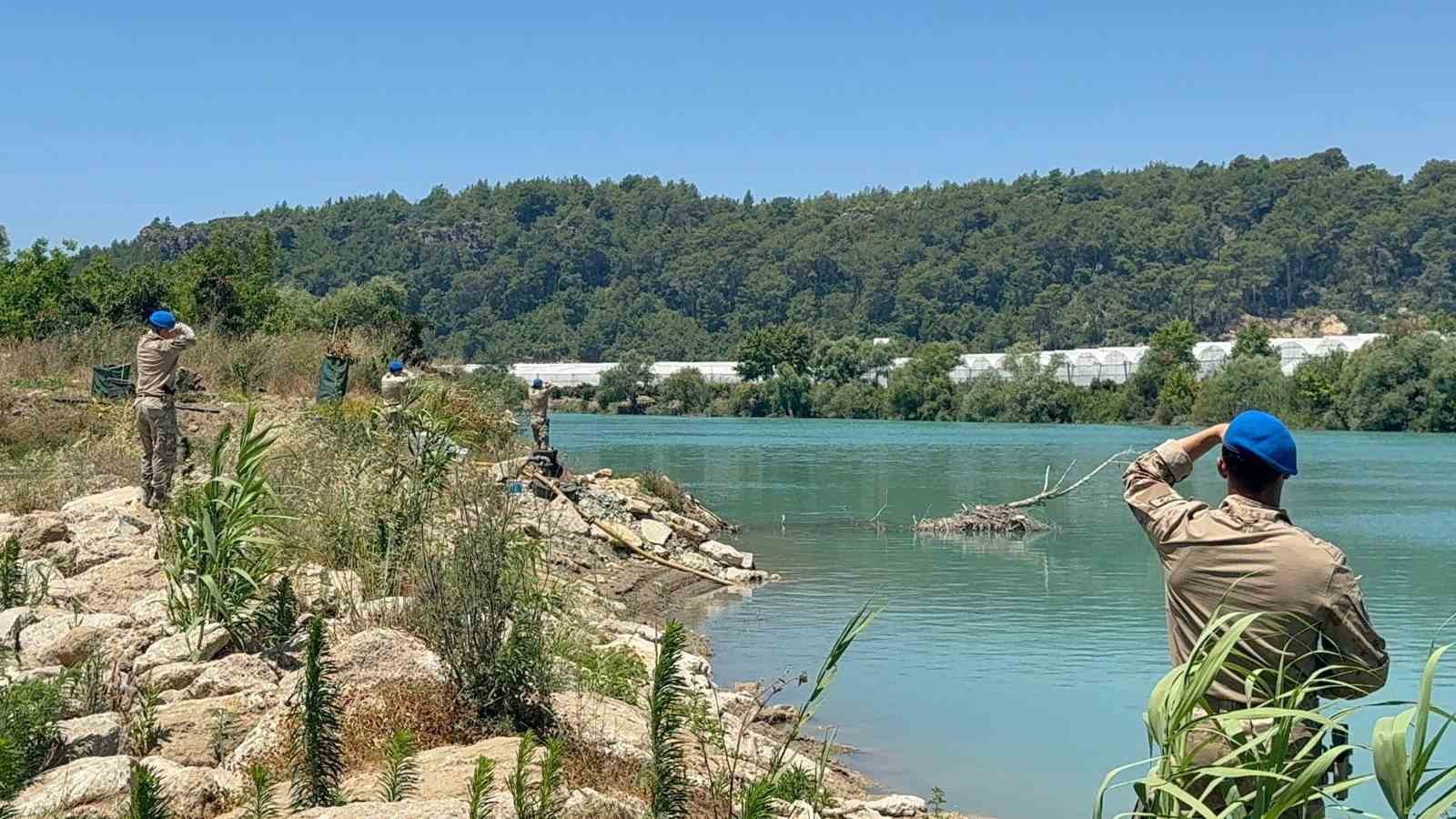 Alara Çayı’nda kaybolan genci arama çalışmaları 17’nci gününde sürüyor