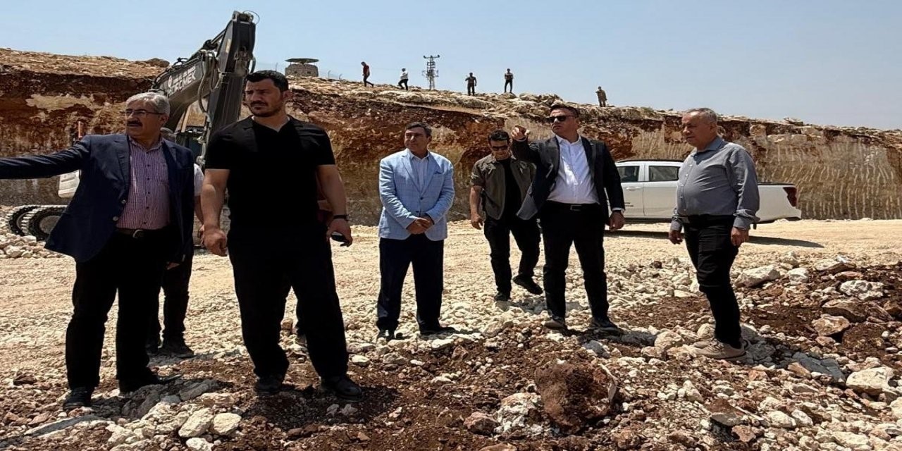 İdil’deki şantiye ve konkasör tesisinde inceleme
