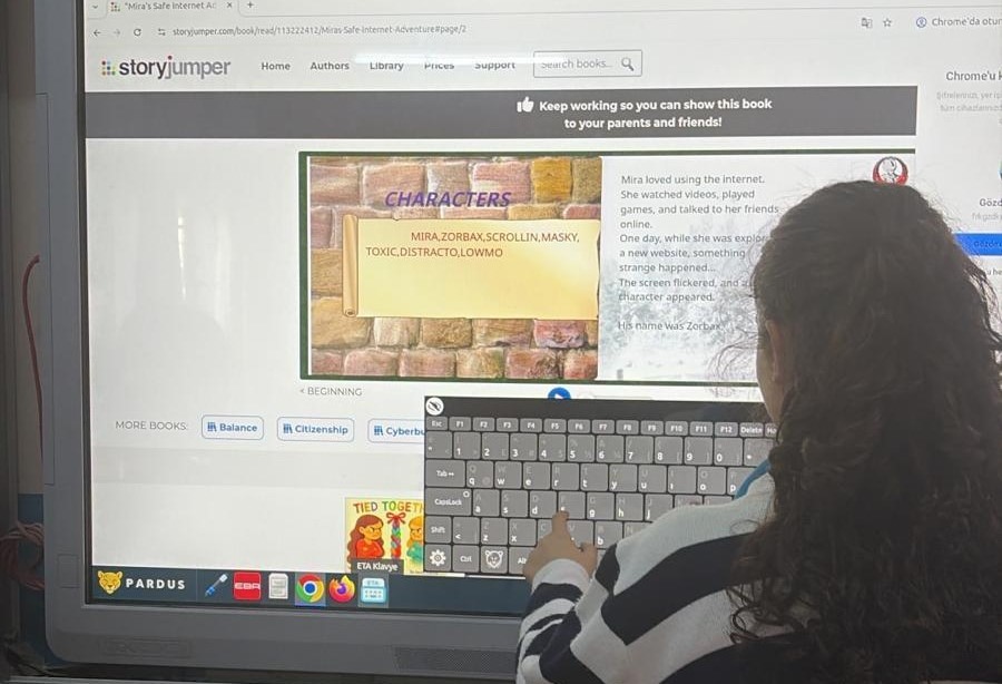 Yunusemre’de öğrenciler dijital çalışmalarıyla Avrupa’ya açıldı