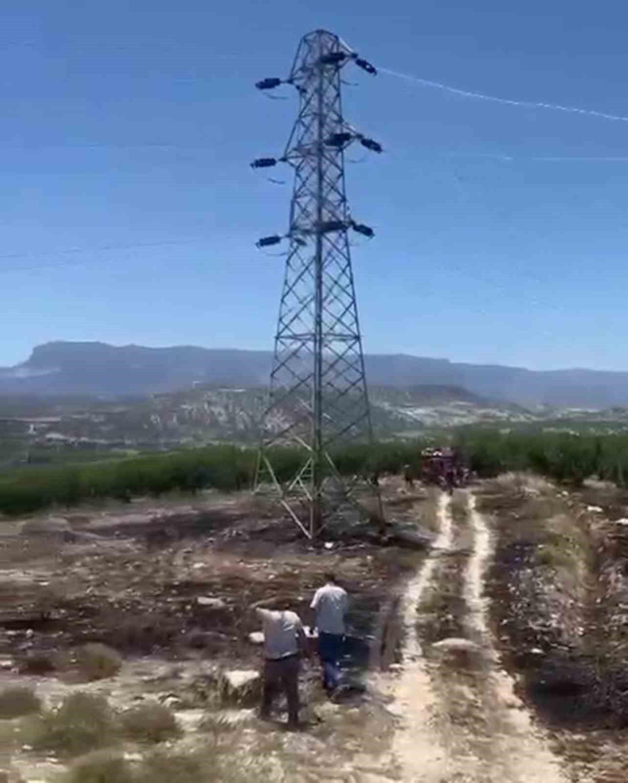 Mersin’de 6 dekar bahçe yangında zarar gördü