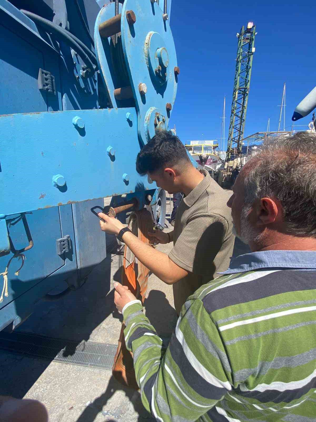 Ayvalıklı deniz öğrencileri Avrupa’da staj yaptı