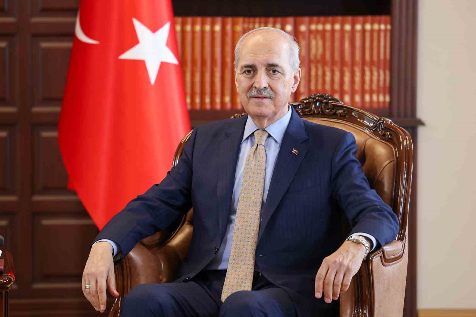 TBMM Başkanı Kurtulmuş, Estonya Parlamentosu Başkanı Hussar ile görüştü