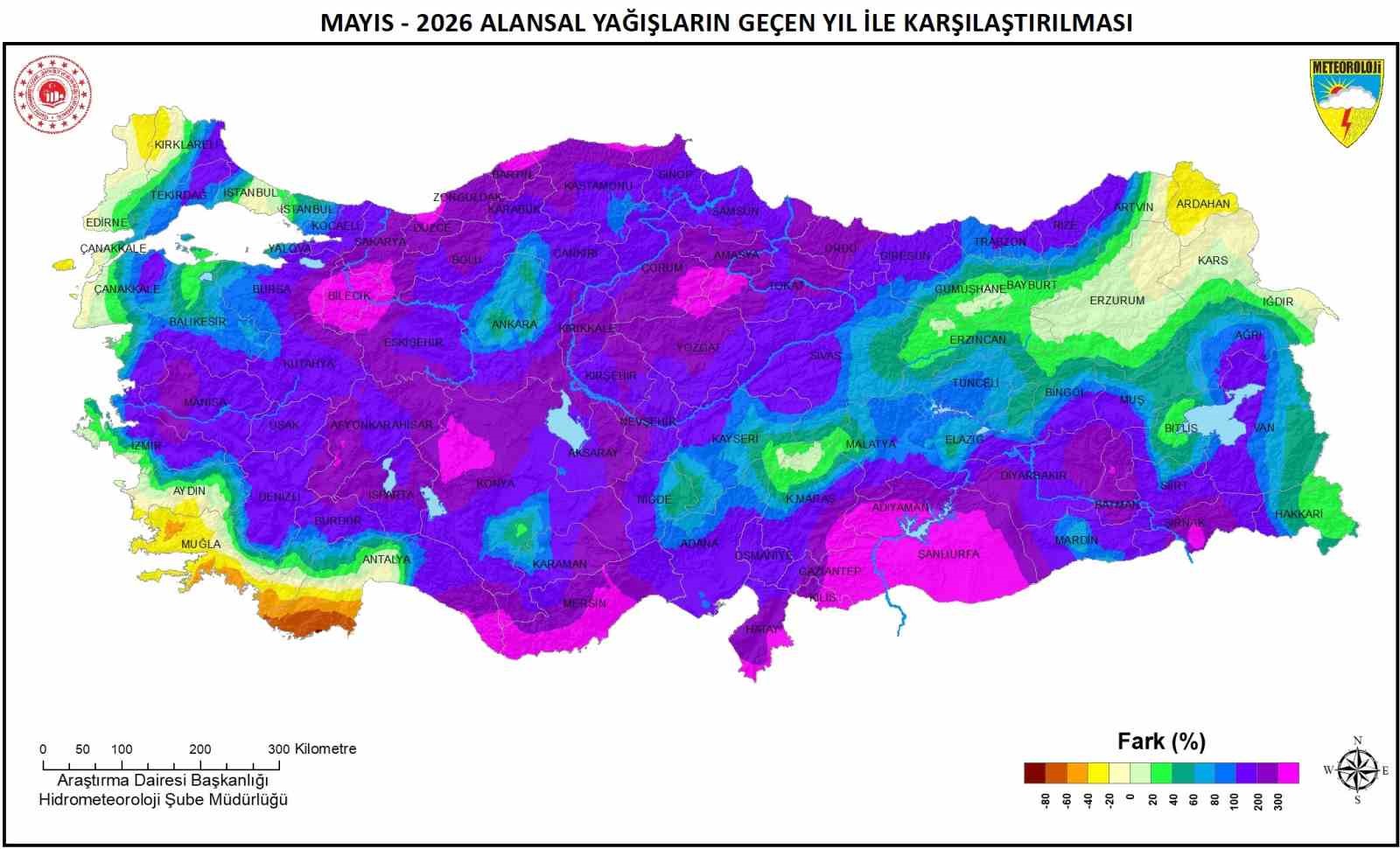 Samsun’da mayıs yağışları 3 kat arttı, tarihi rekorlar kırıldı