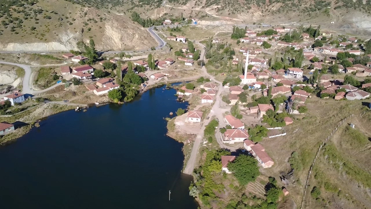Çekerek Süreyya Bey Barajı’nda dolluk oranı yüzde 100’ün üzerine çıktığı için köyü yılanlar bastı