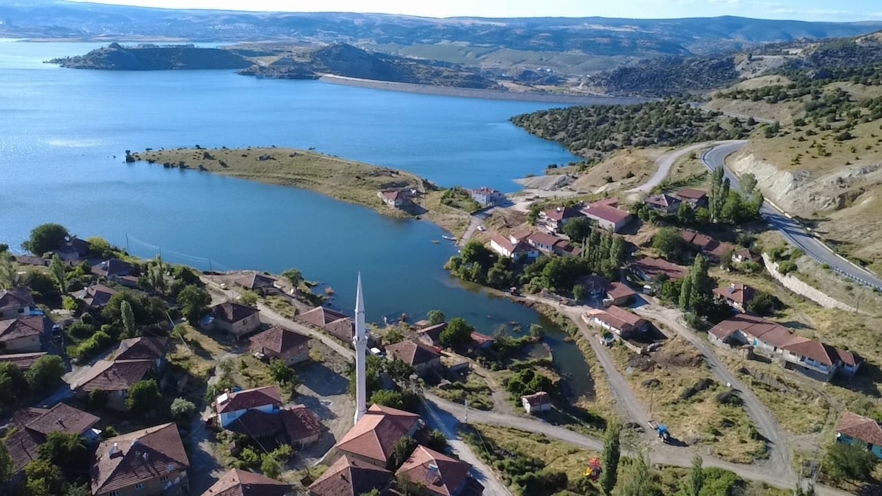 Çekerek Süreyya Bey Barajı’nda dolluk oranı yüzde 100’ün üzerine çıktığı için köyü yılanlar bastı