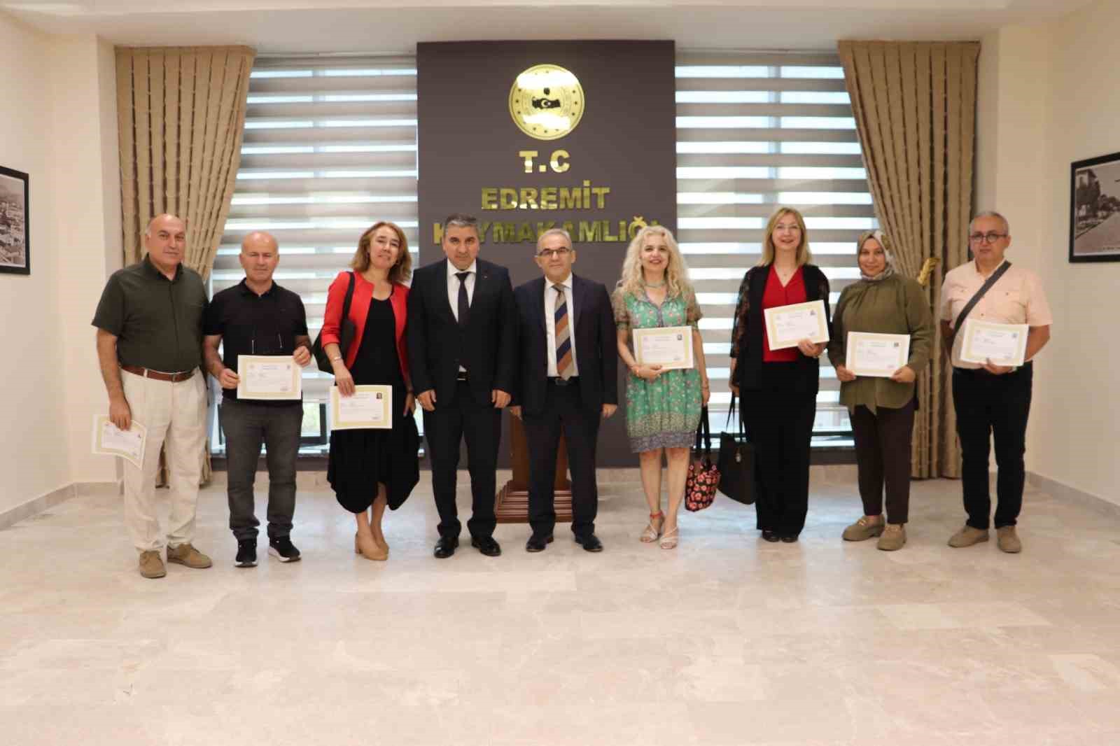 EESKEP kapsamında görev alan eğitimciler başarı belgesi ile ödüllendirildi