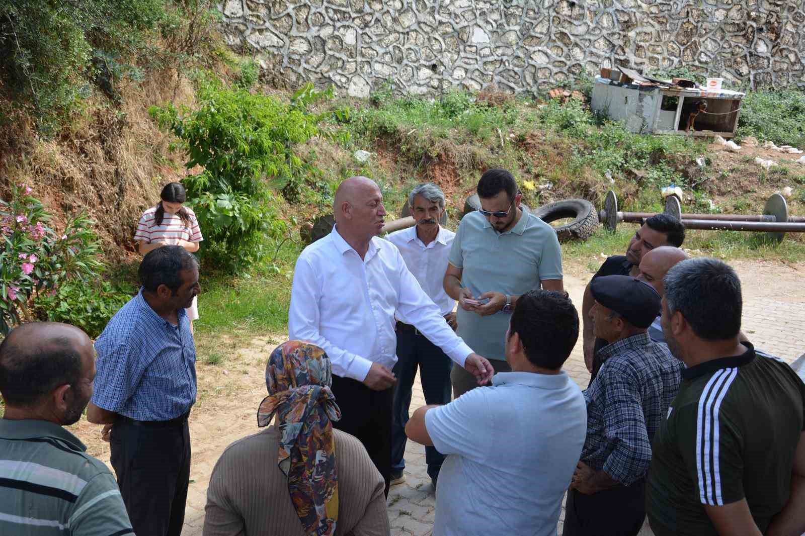 Başkan Kumral mahallelerde süren çalışmaları yerinde inceledi