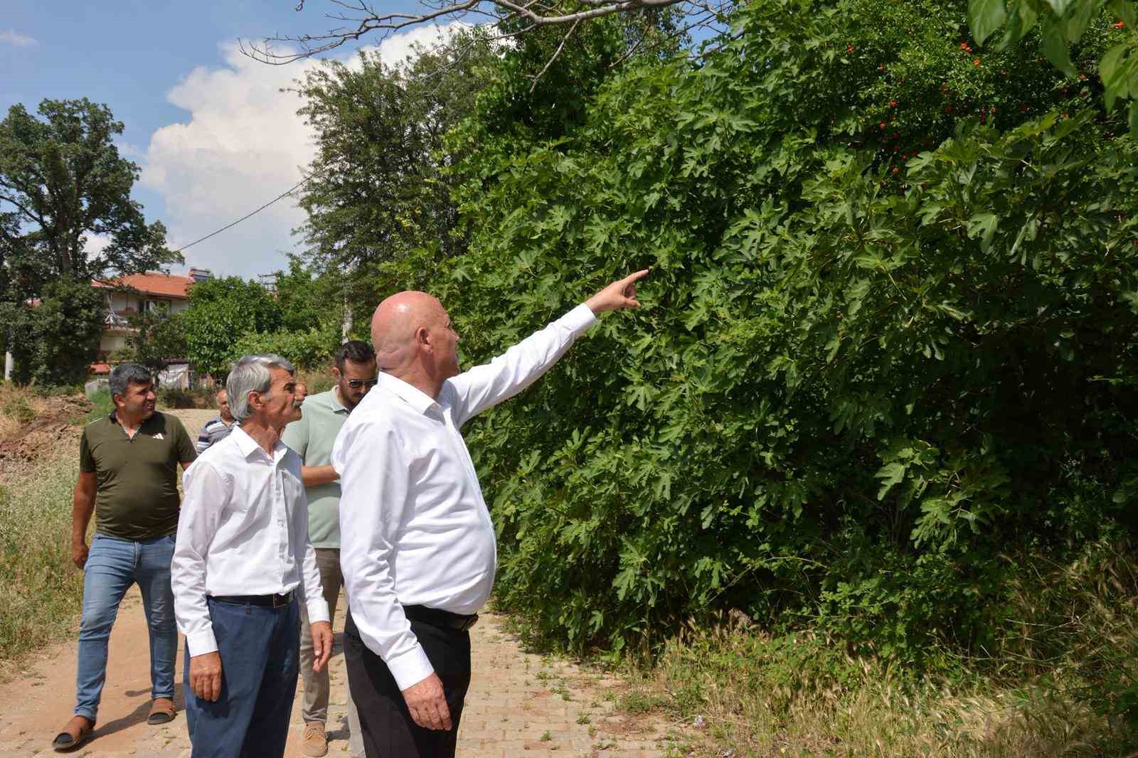 Başkan Kumral mahallelerde süren çalışmaları yerinde inceledi