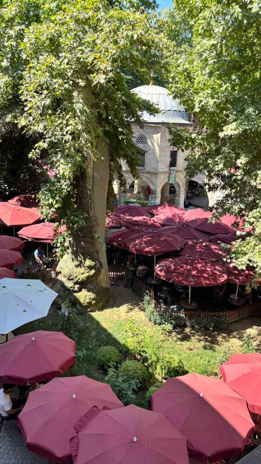 530 yıllık tarihi Kozahan’da masa sandalyeler yeniden açıldı