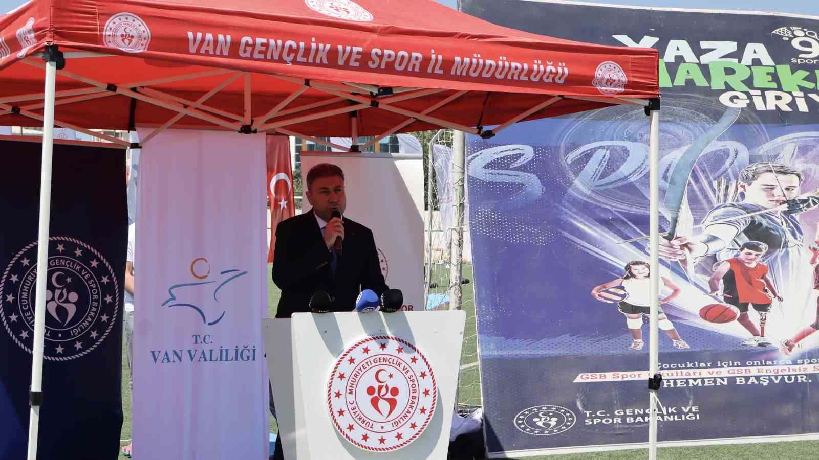 Van’da GSB Spor Okulları ve Engelsiz Spor Okulları kapılarını açtı