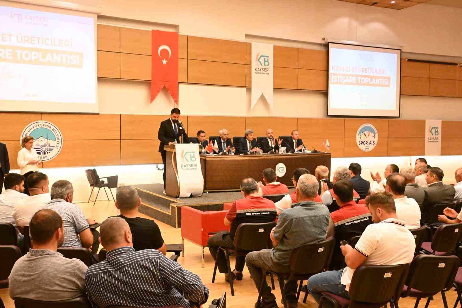 KTB öncülüğünde Kırmızı Et Üreticileri İstişare Toplantısı gerçekleştirildi