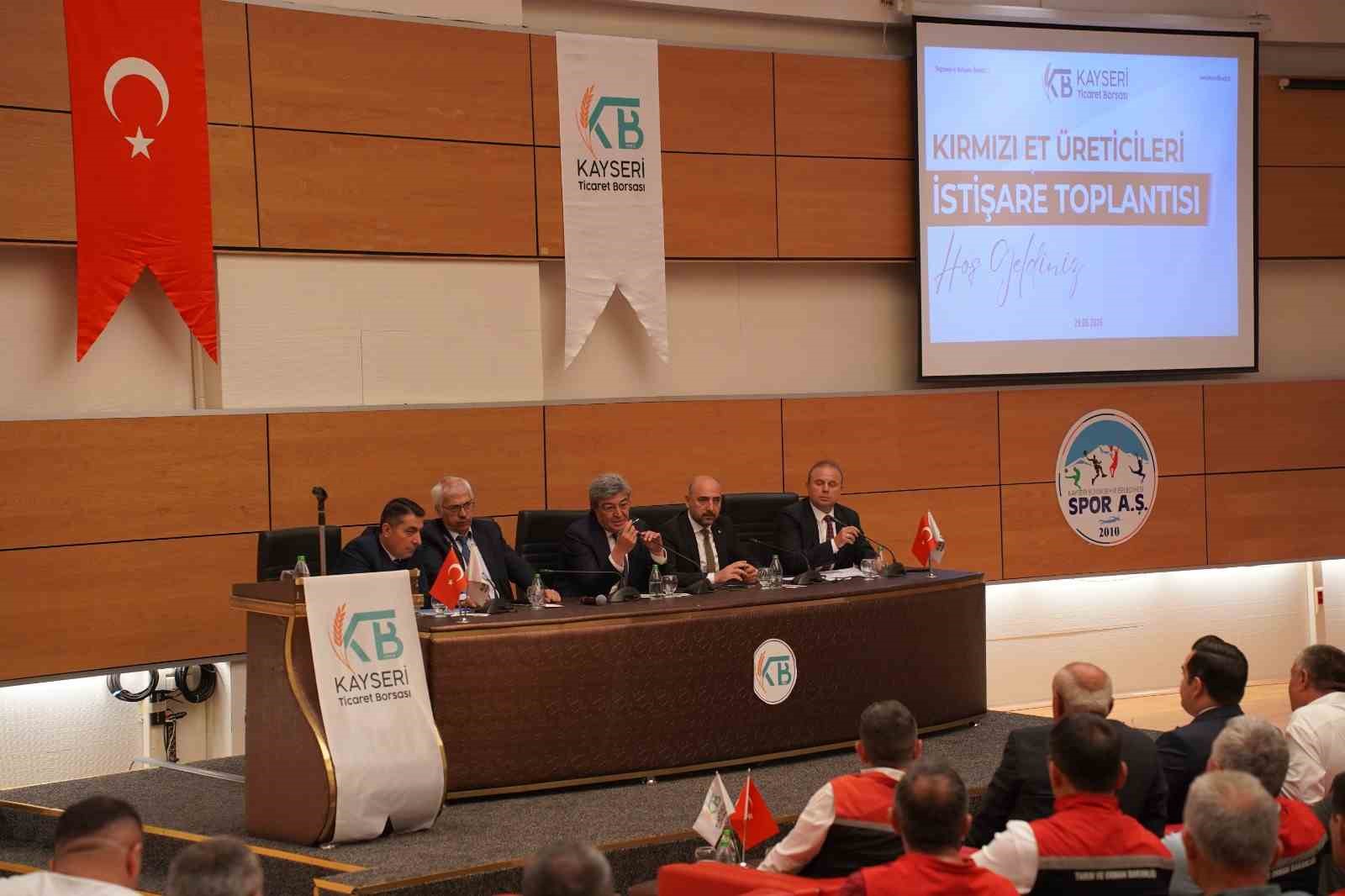 KTB öncülüğünde Kırmızı Et Üreticileri İstişare Toplantısı gerçekleştirildi