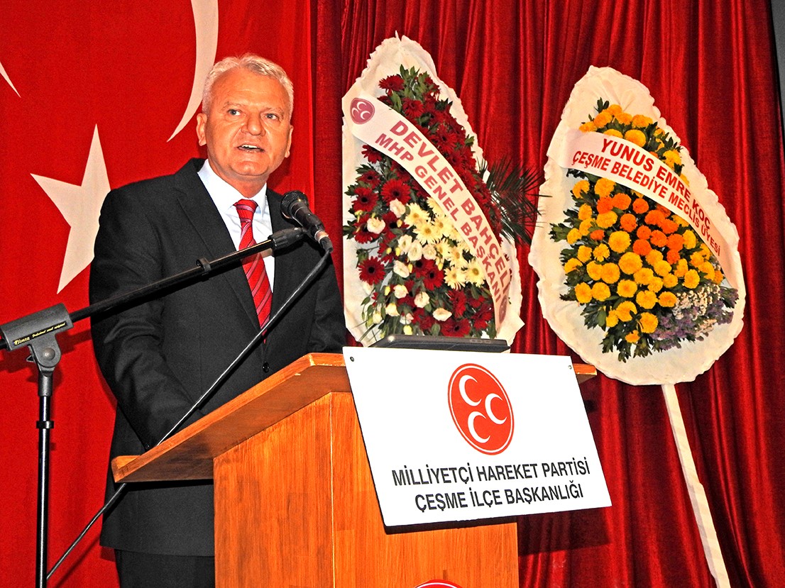 MHP Çeşme’de Galip Uluçam yeniden başkan seçildi