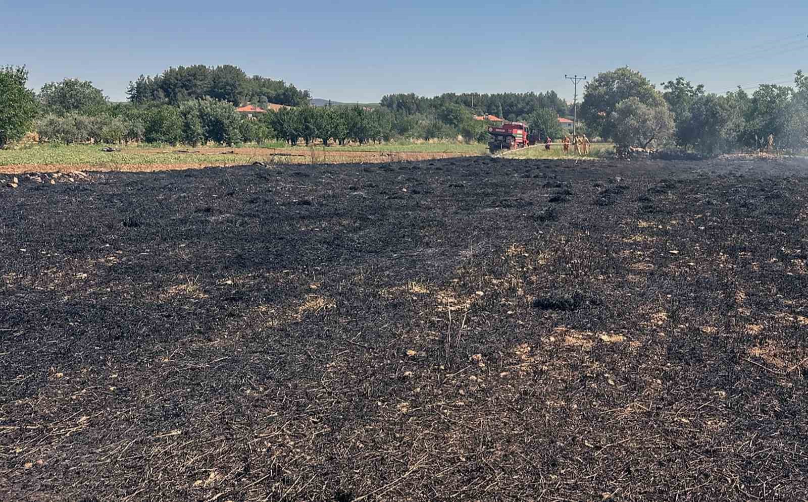 Arazi yangınları büyümeden söndürüldü
