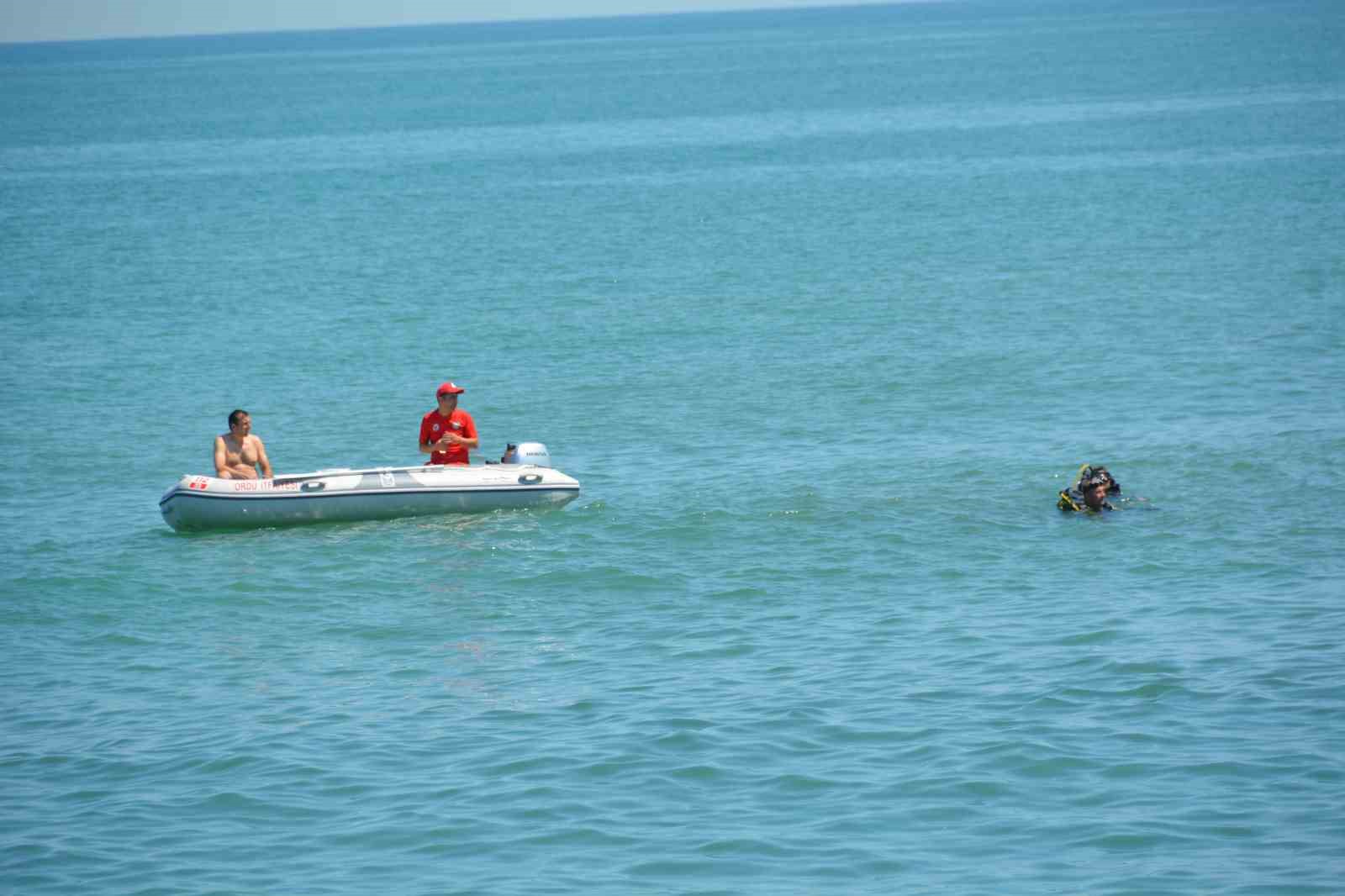 Ordu’da denizde kaybolan çocuğu arama çalışmaları sürüyor