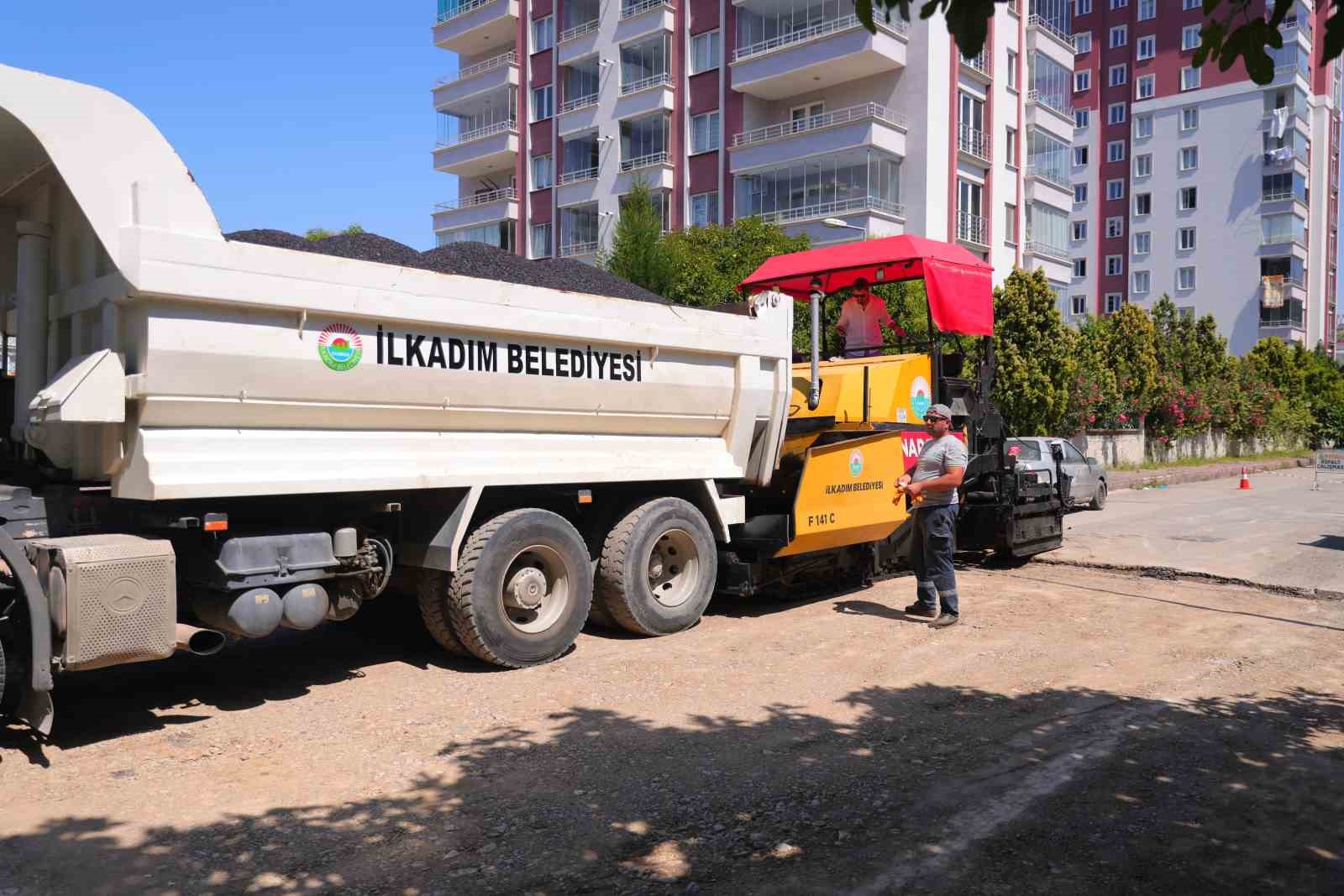İlkadım’da yollar yenileniyor