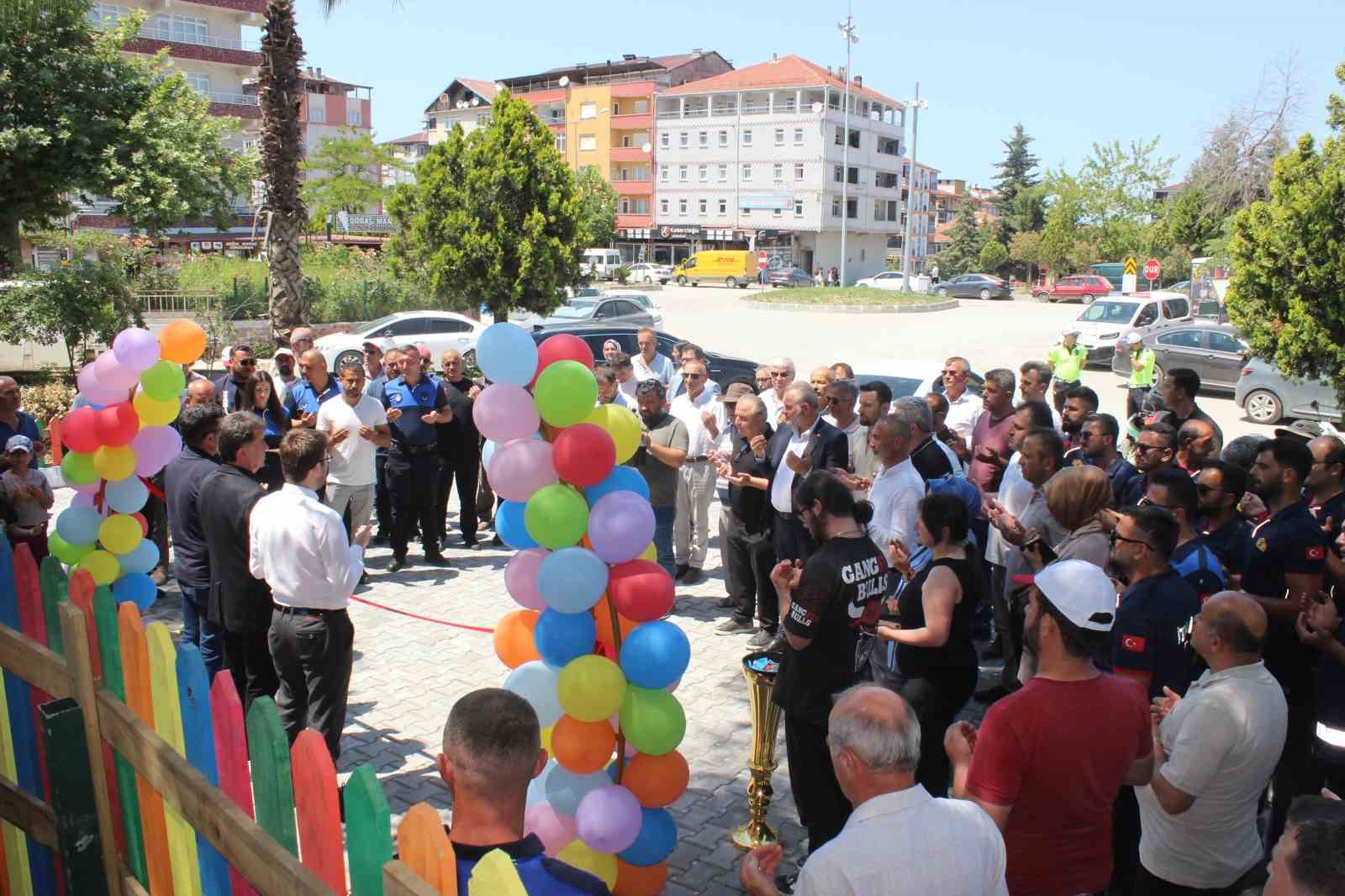 Türkeli’de yenilenen park açıldı