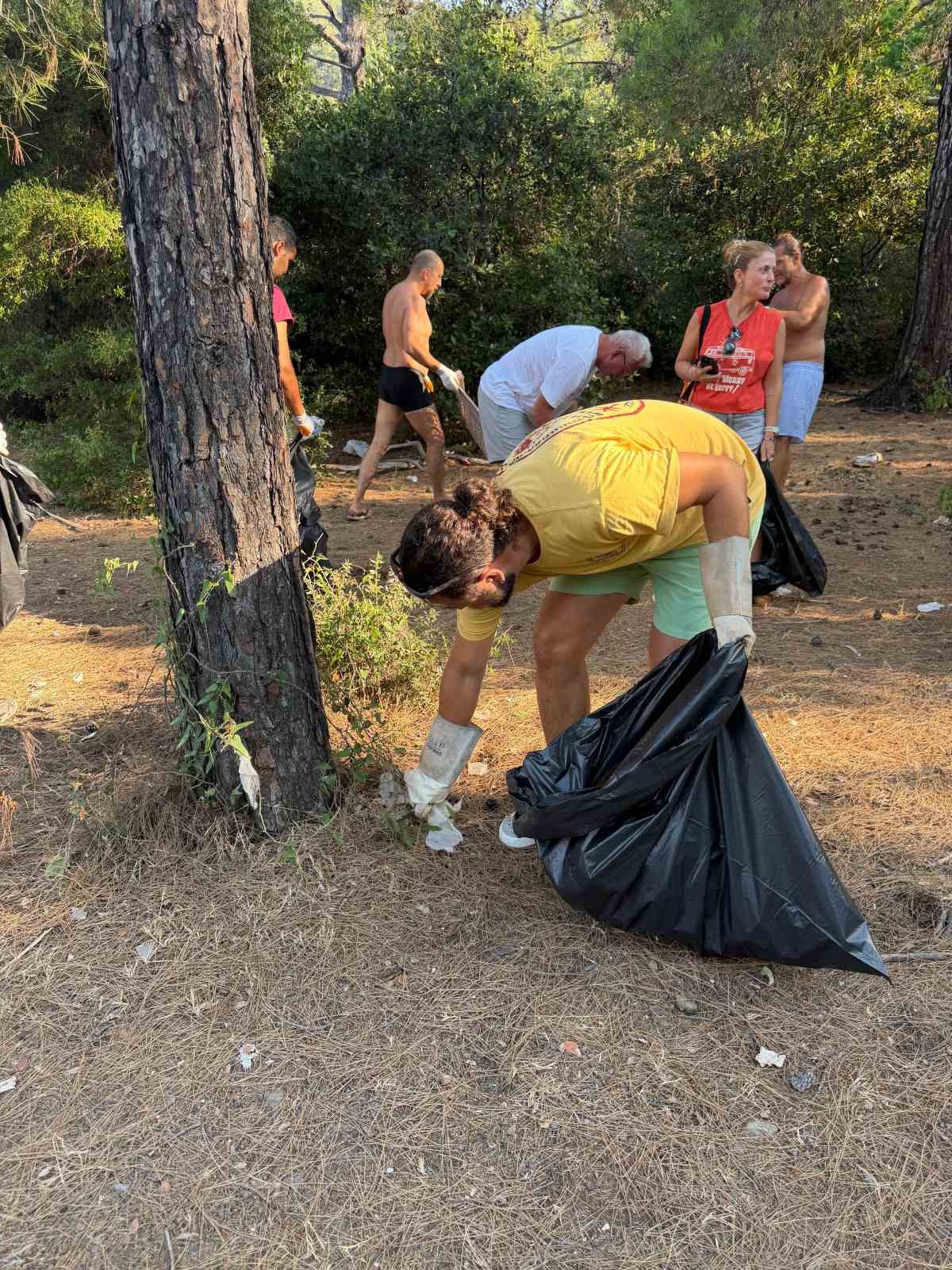 Marmaris Çamurlubük ve İnbükü’nde temizlik seferberliği