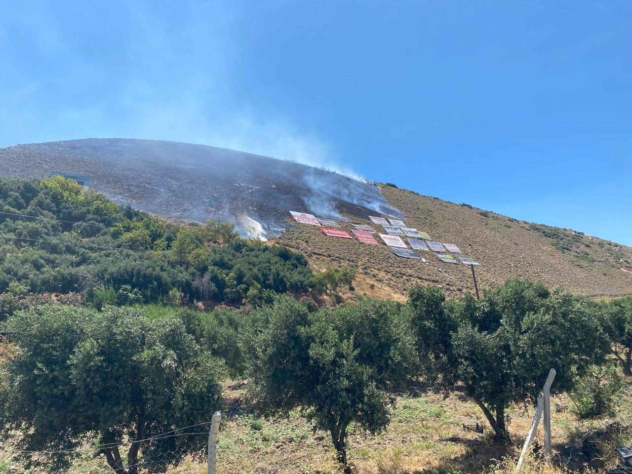 Hatay’da çıkan orman yangını büyümeden söndürüldü