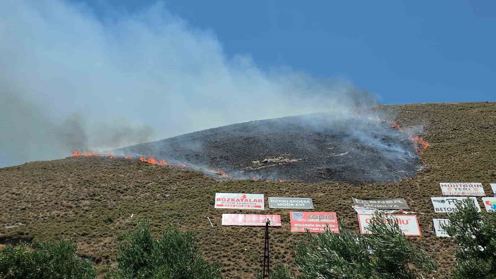 Hatay’da çıkan orman yangını büyümeden söndürüldü