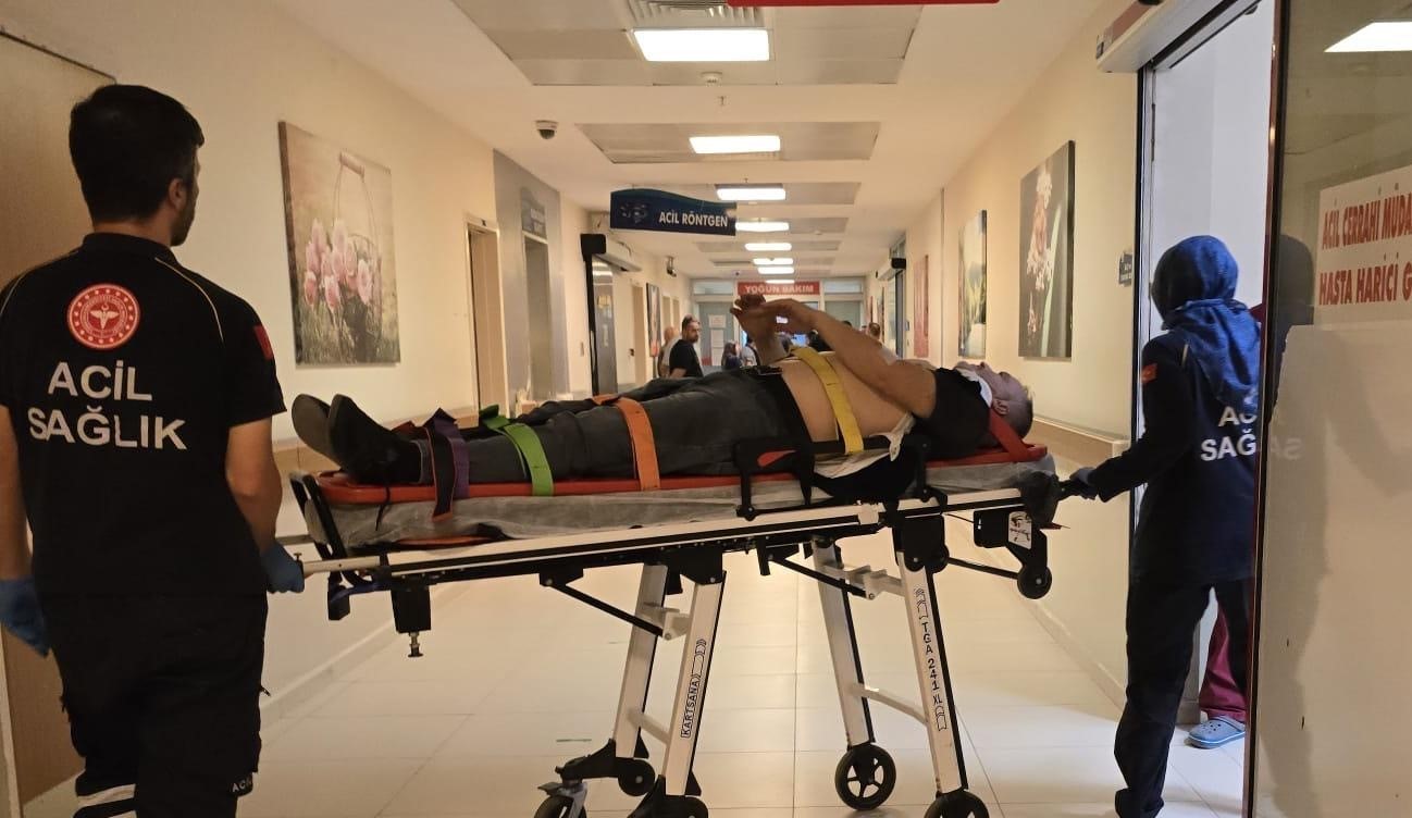 Kontrolden çıkan araç takla attı: 1 yaralı
