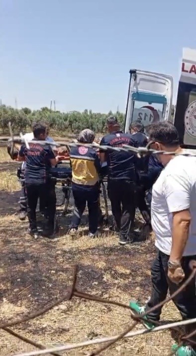 Osmaniye’de anız yangını meyve bahçelerine sıçradı: 1 kişi hastanelik oldu