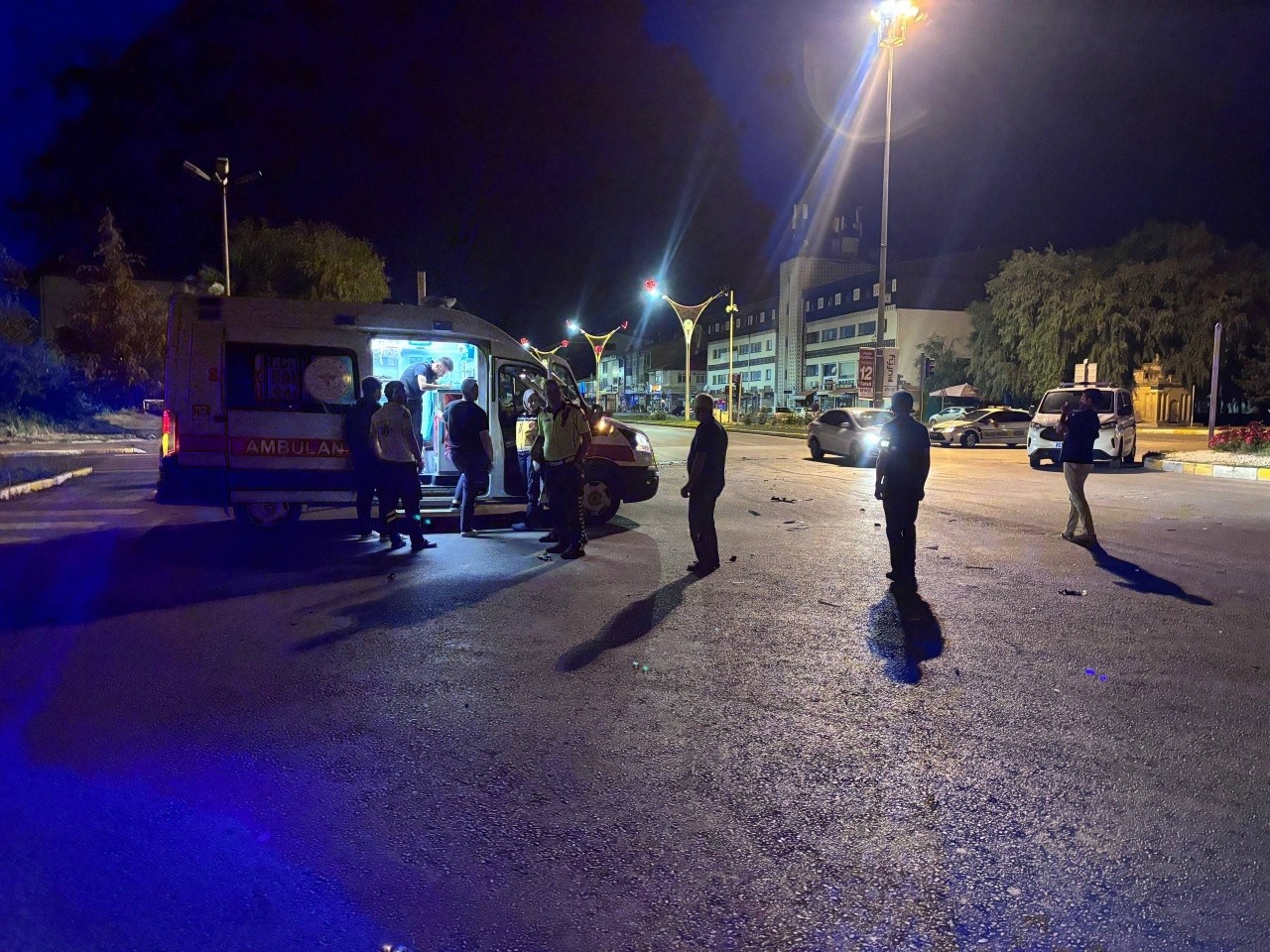 Erzincan’da iki aracın çarpıştığı kazada 2 kişi yaralandı