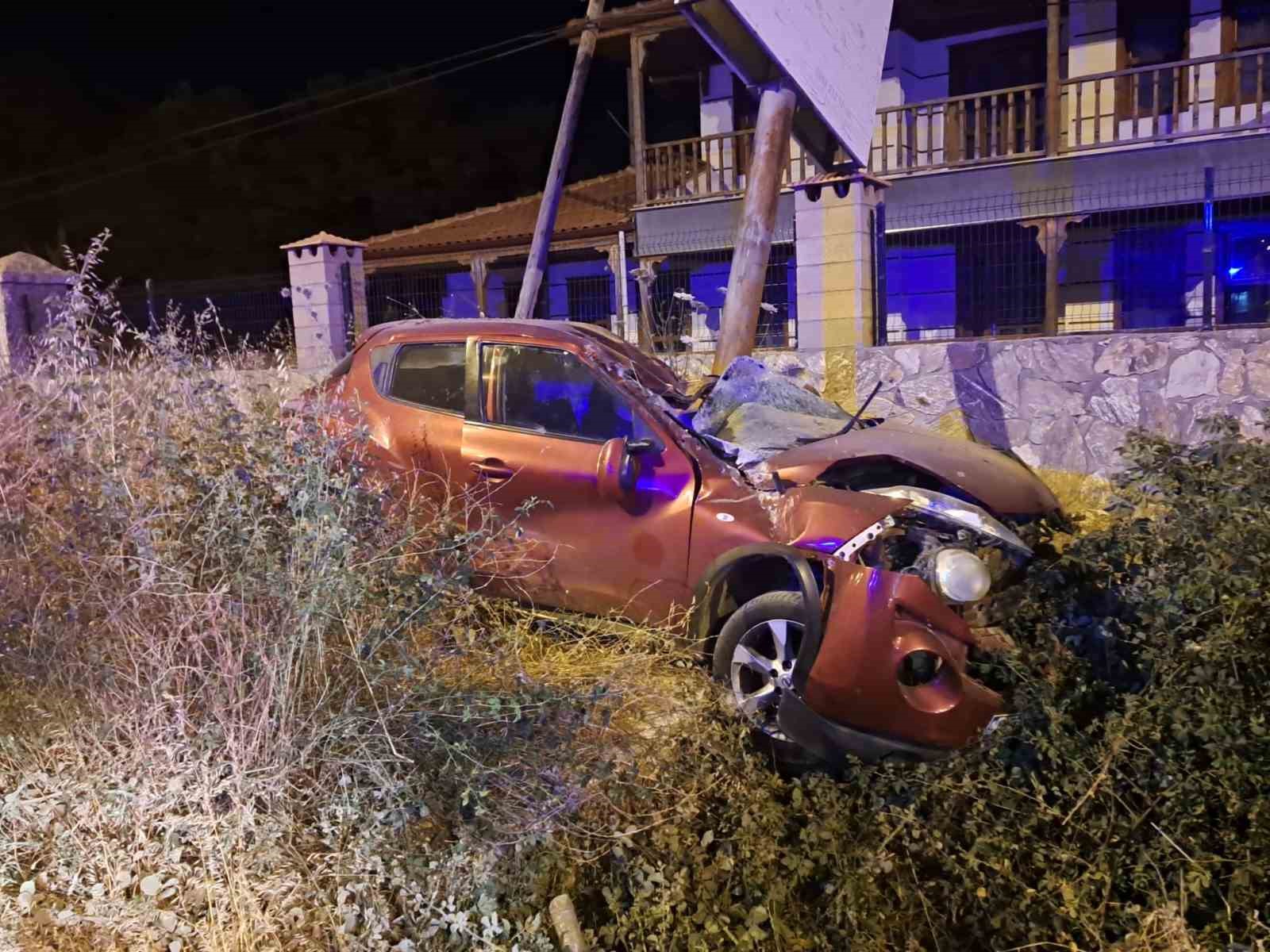 Menteşe’de trafik kazası: 1 yaralı