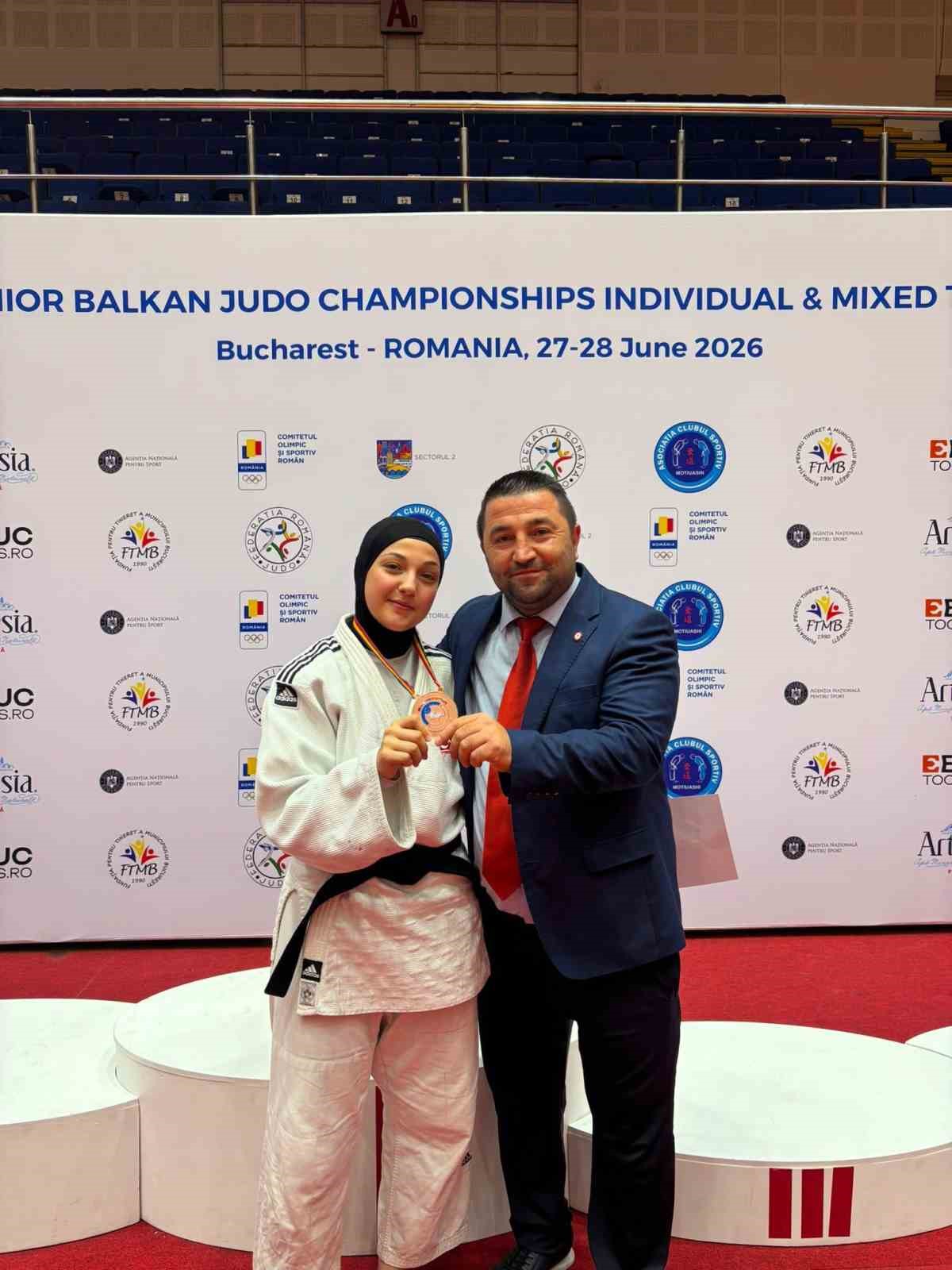 Bilecikli milli judocudan Balkan Şampiyonası’nda bronz madalya