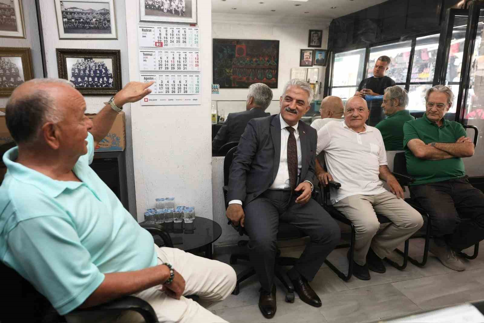 Vali Makas, esnaf ve vatandaşlarla buluştu