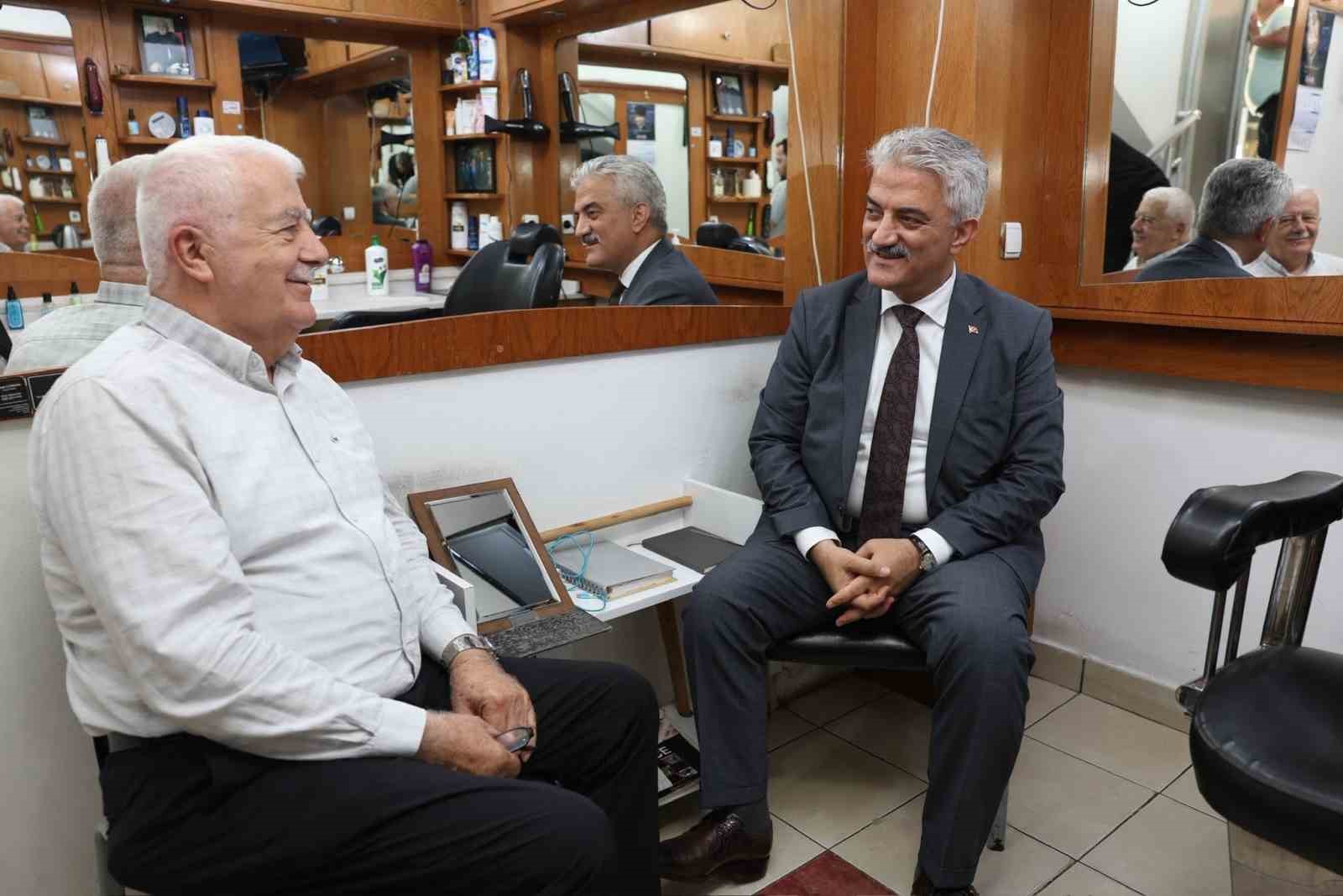 Vali Makas, esnaf ve vatandaşlarla buluştu