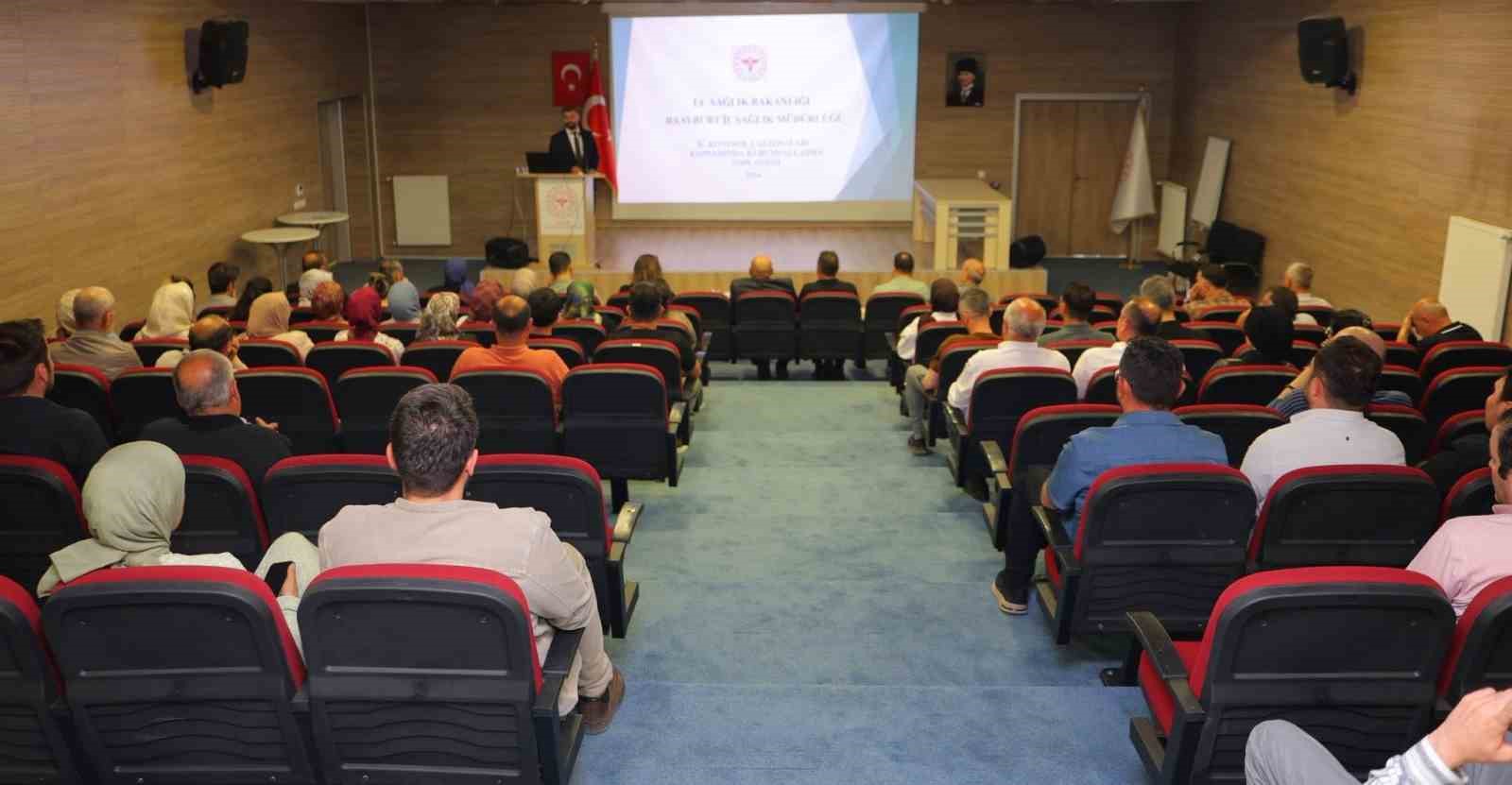 Bayburt İl Sağlık Müdürlüğünde kurumsallaşma toplantısı yapıldı