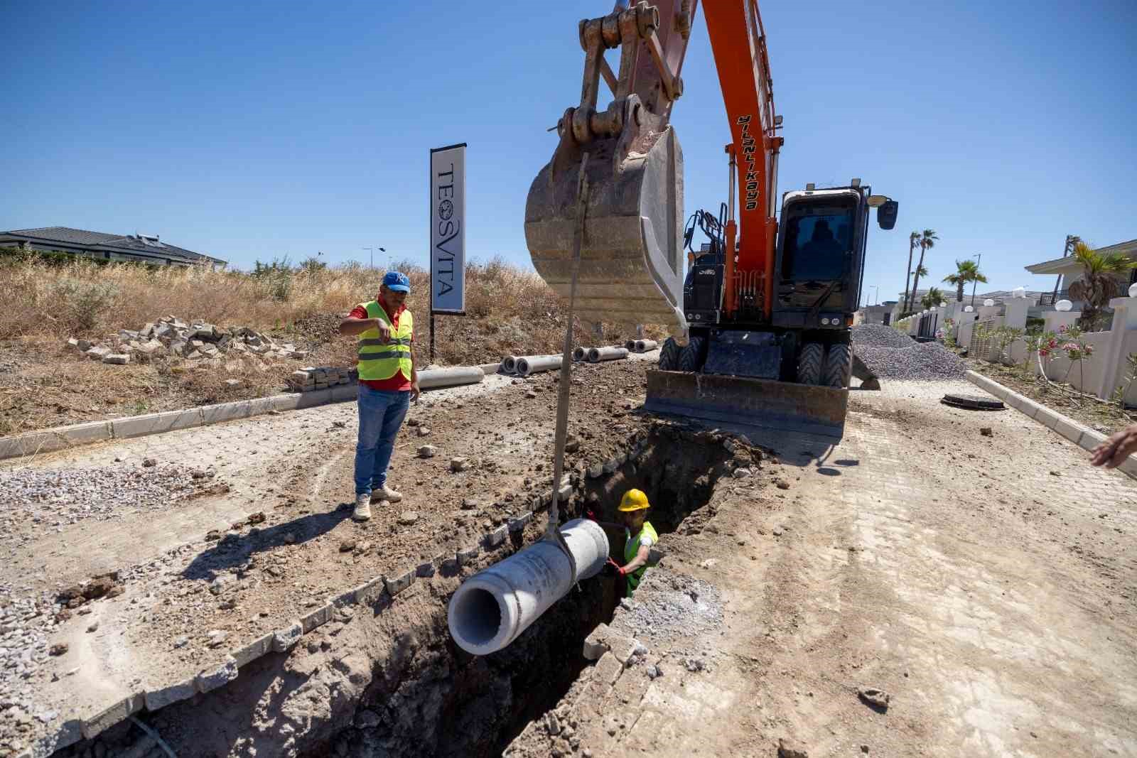 İzmir Büyükşehir’den Seferihisar’ın altyapısına 140 milyon liralık yatırım