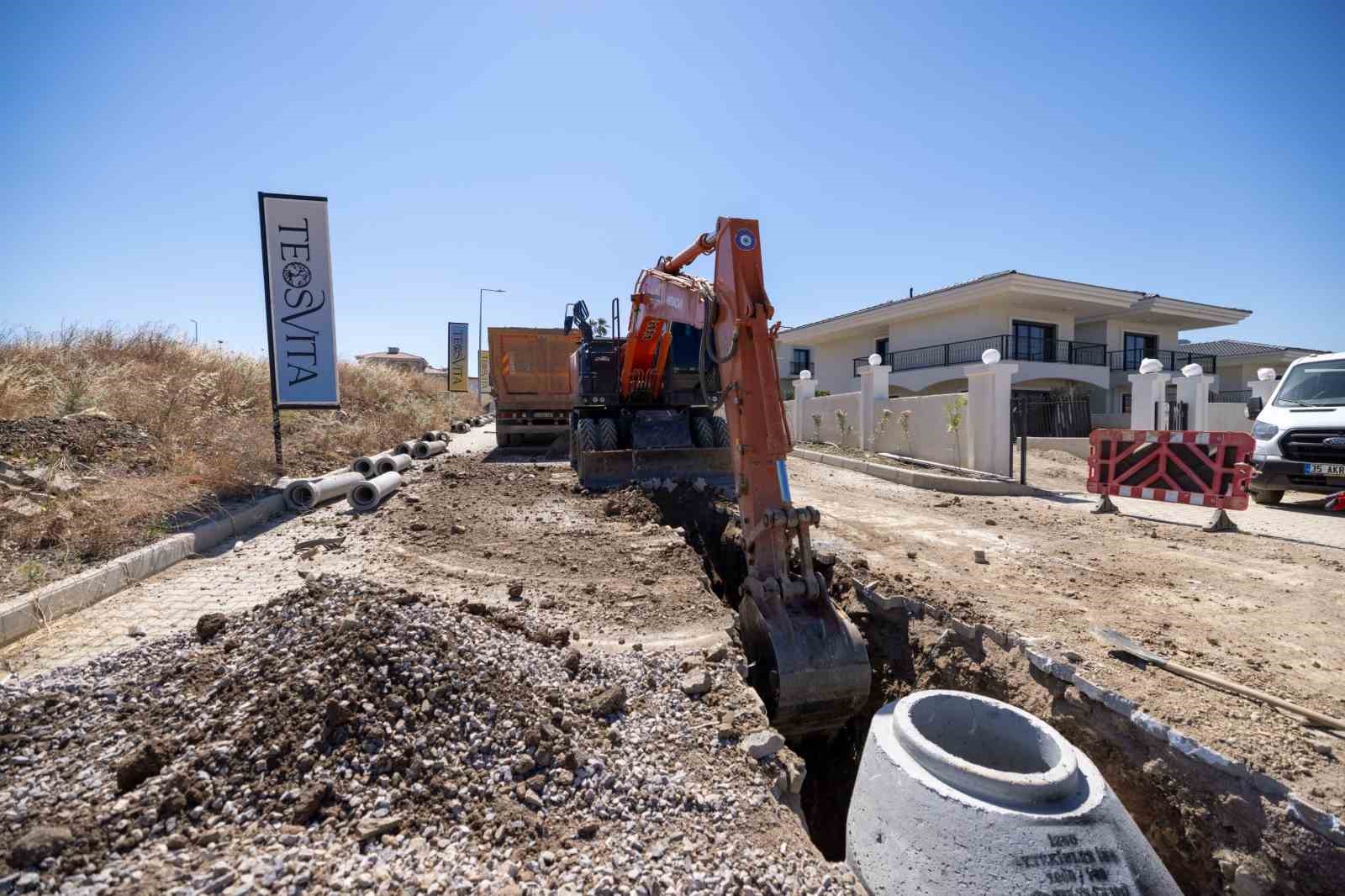 İzmir Büyükşehir’den Seferihisar’ın altyapısına 140 milyon liralık yatırım