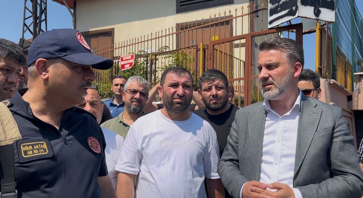 Başkan Vekili Biba, olay yerinde
