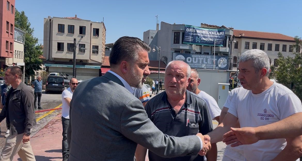 Başkan Vekili Biba, olay yerinde