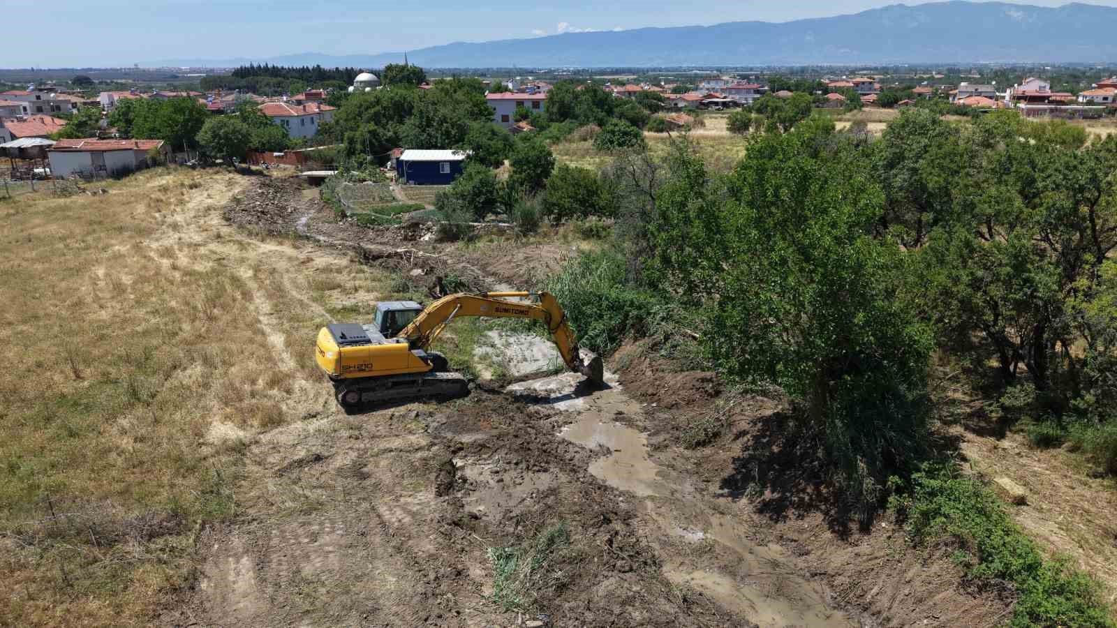 Burhaniye’de taşkın riskine karşı dev yatırım