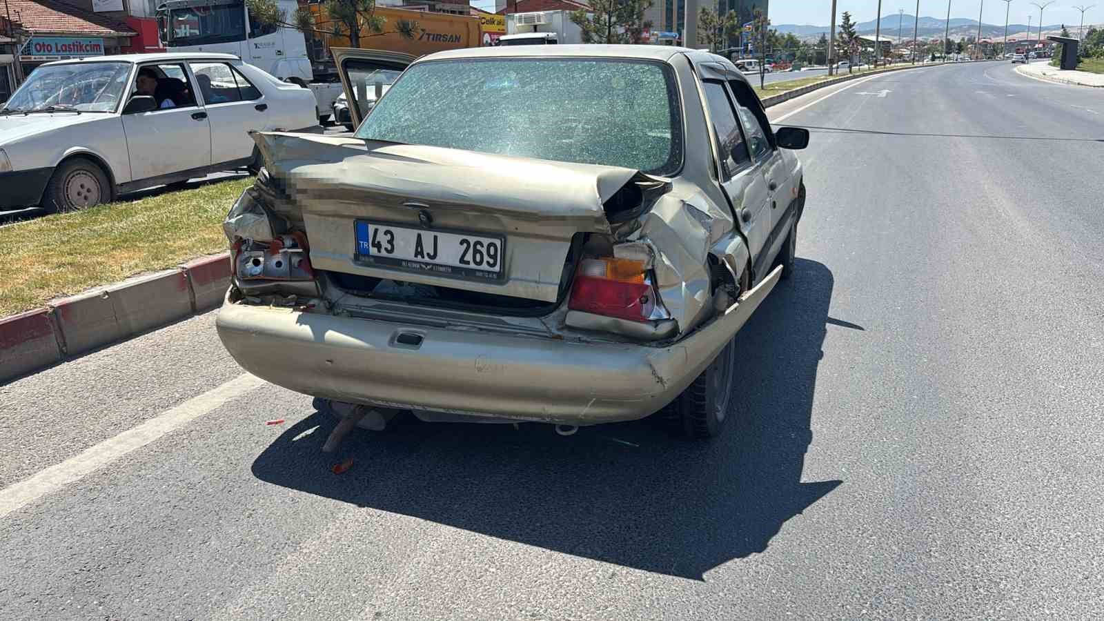 Tavşanlı’da trafik kazası 1 yaralı