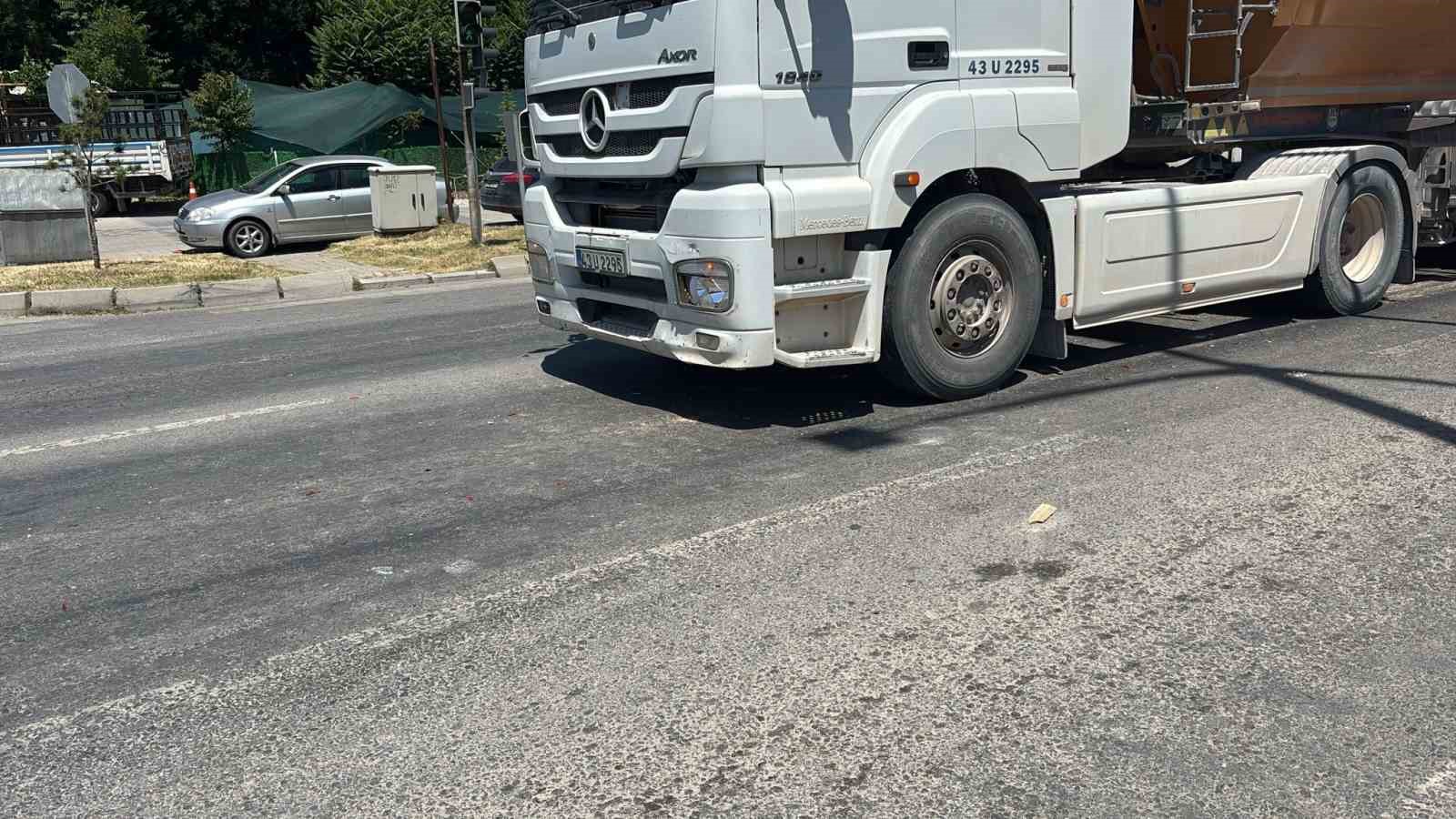 Tavşanlı’da trafik kazası 1 yaralı