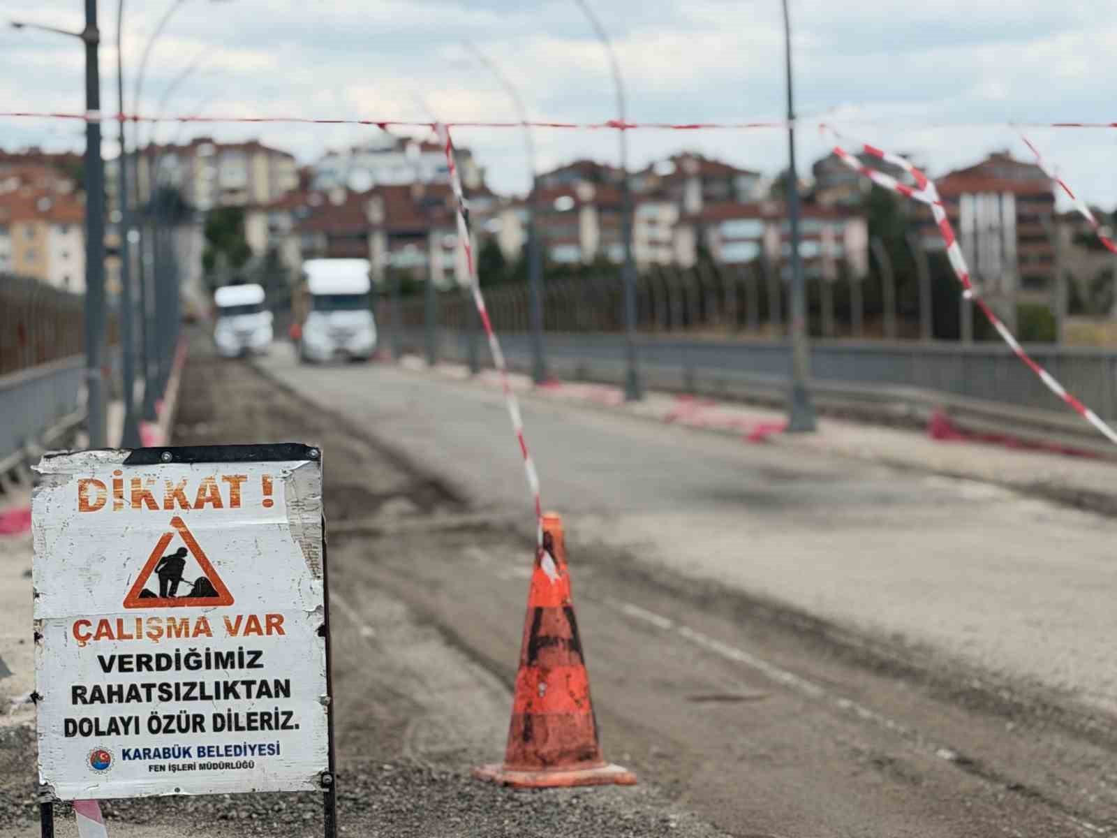 Karabük’te Kanyon Köprü trafiğe geçici olarak kapatıldı