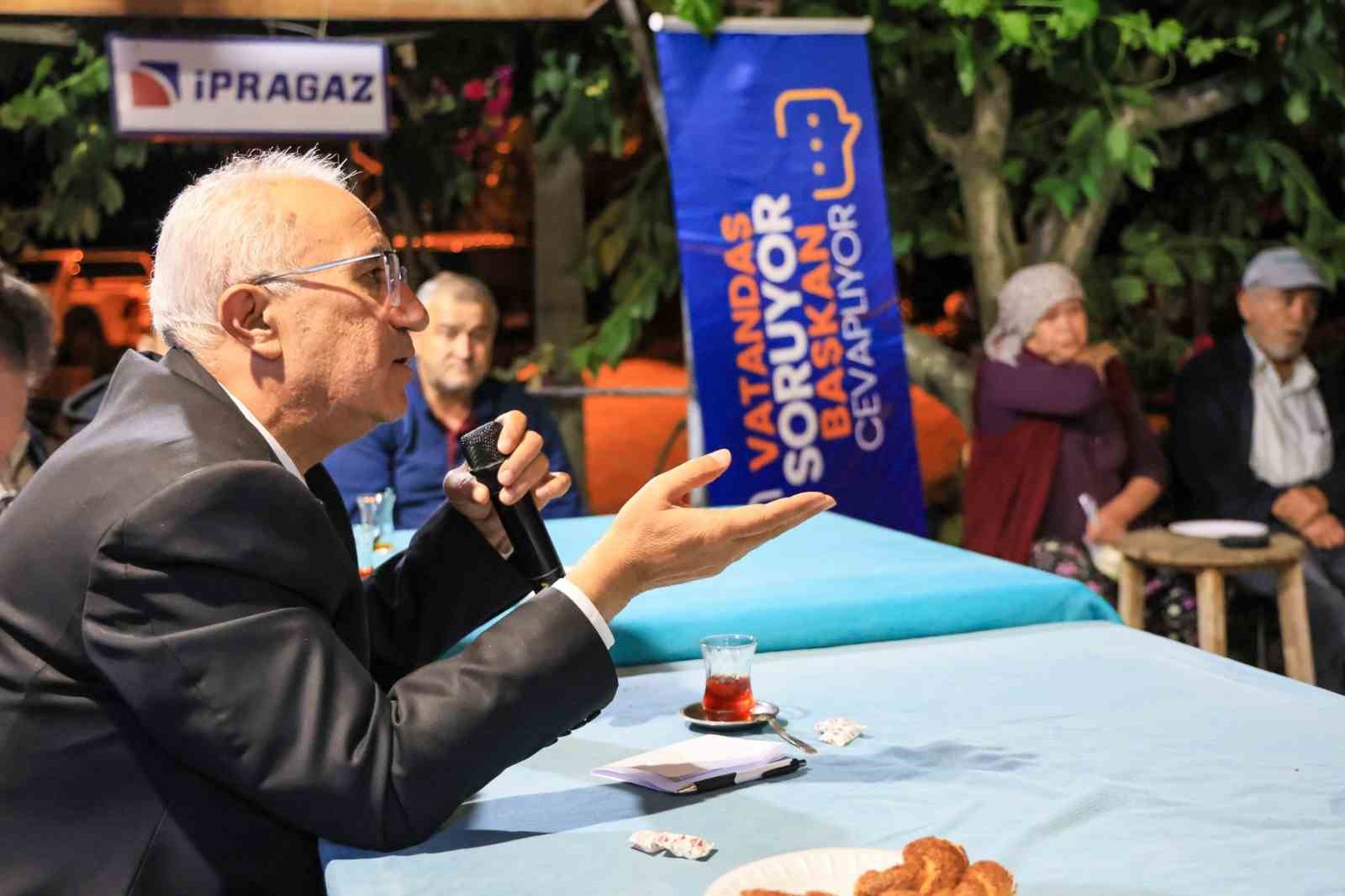 Başkan Arslan ‘Vatandaş Soruyor, Başkan Cevaplıyor’ buluşmalarını sürdürüyor