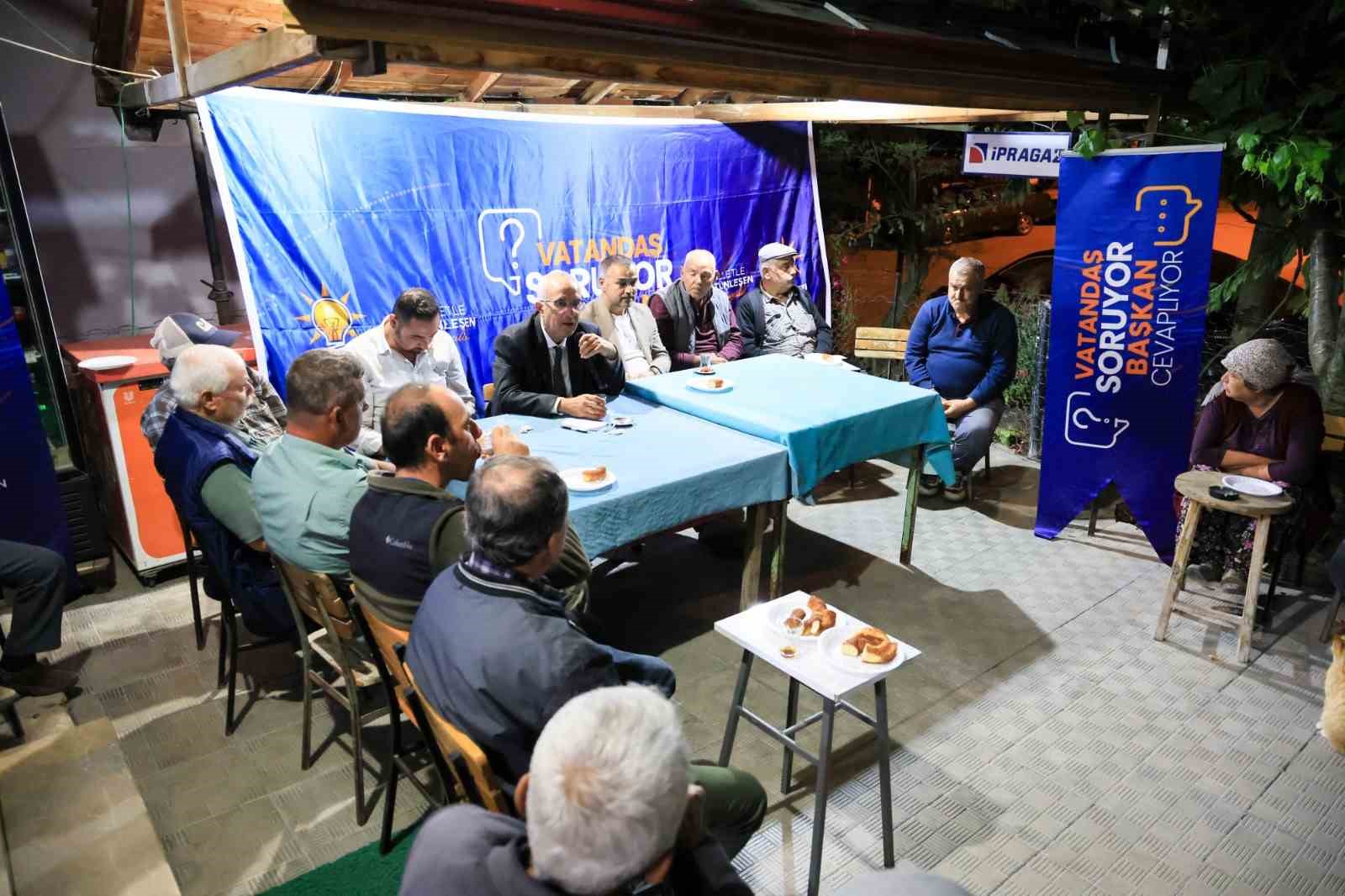 Başkan Arslan ‘Vatandaş Soruyor, Başkan Cevaplıyor’ buluşmalarını sürdürüyor