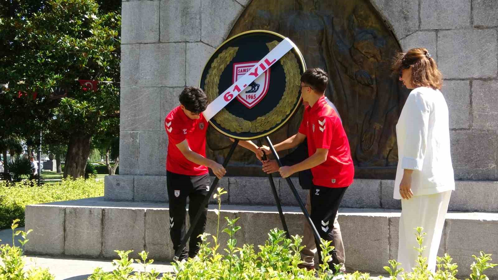 Samsunspor, 61. kuruluş yıldönümünü kutladı