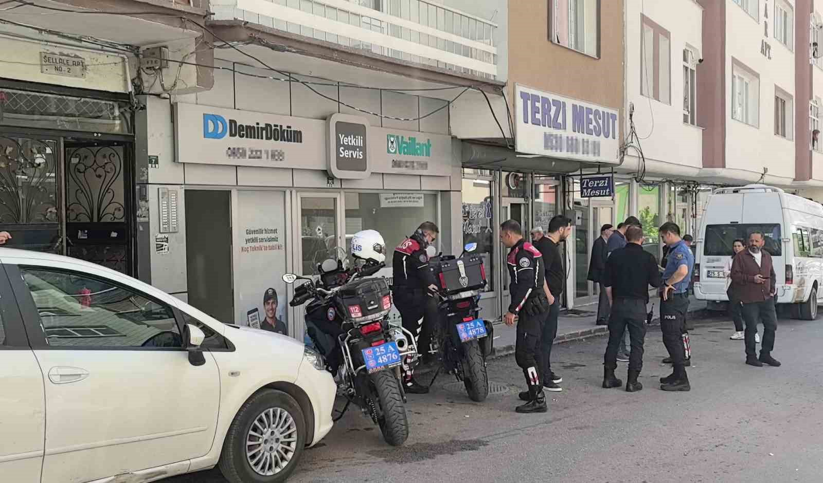 Erzurum’da iş yerine silahlı saldırı