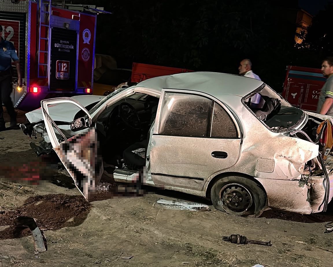 Çarşamba’da zincirleme trafik kazası: 7 yaralı
