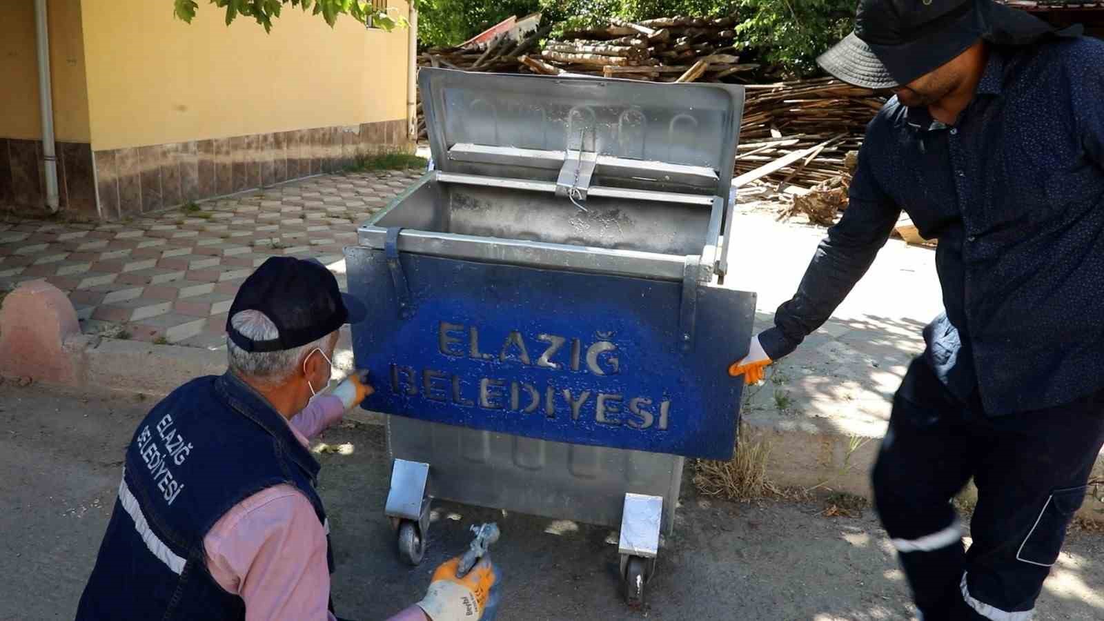 Elazığ’da belediye ekiplerinin, temizlik mesaisi sürüyor