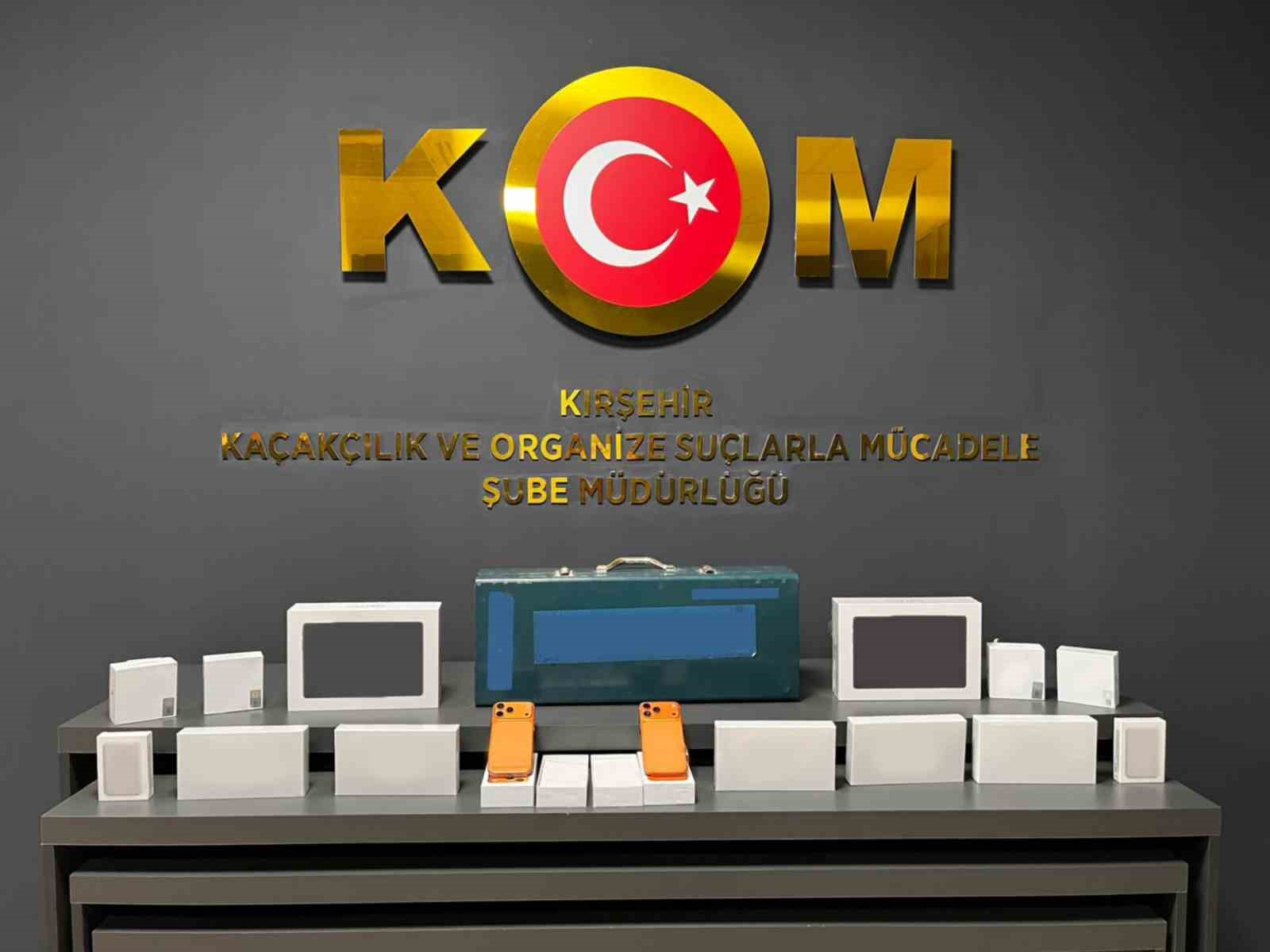 Kırşehir’de çok sayıda kaçak ürün yakalandı
