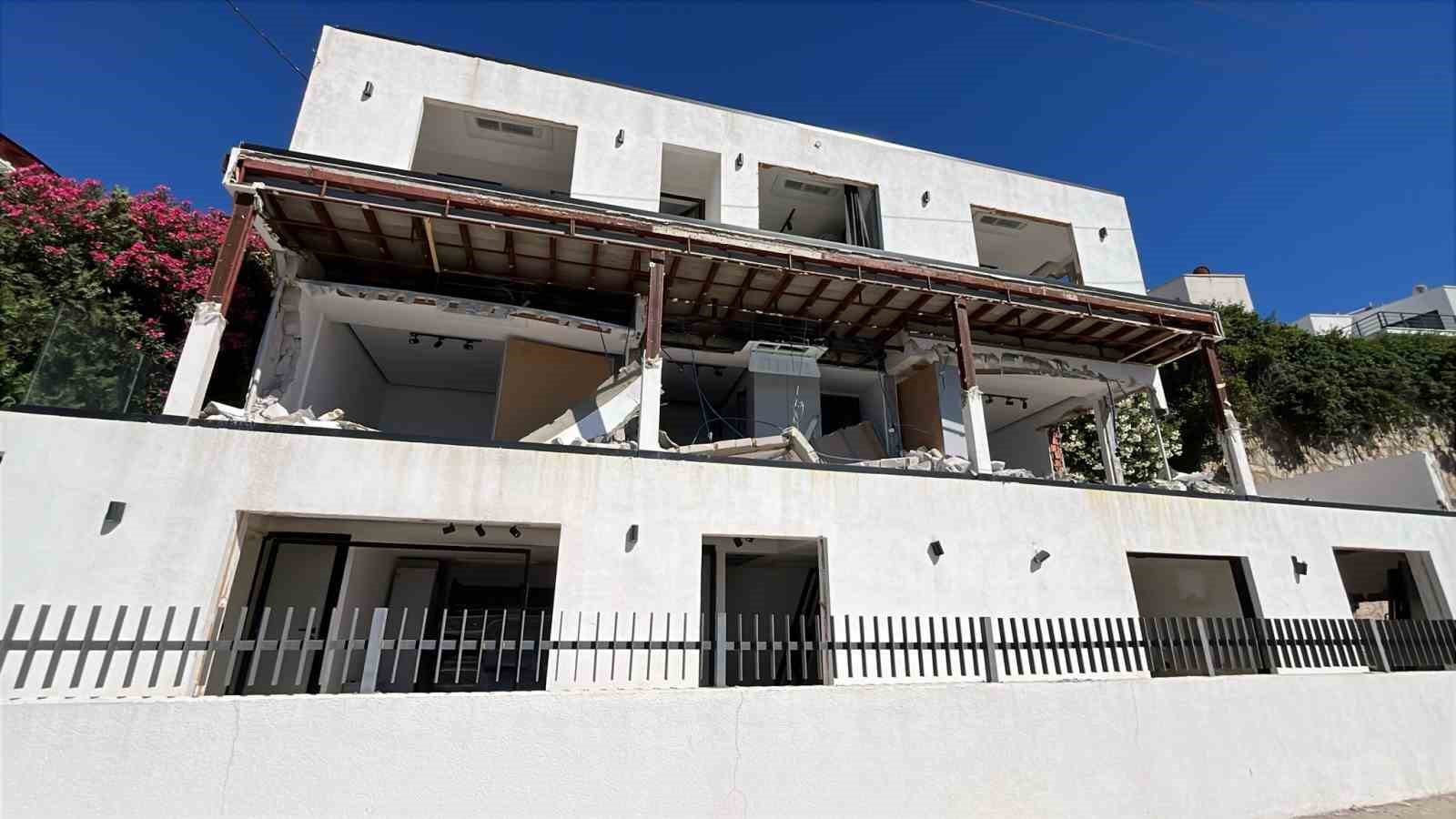 Bodrum Belediyesi kaçak yapıyla mücadelesini sürdürüyor